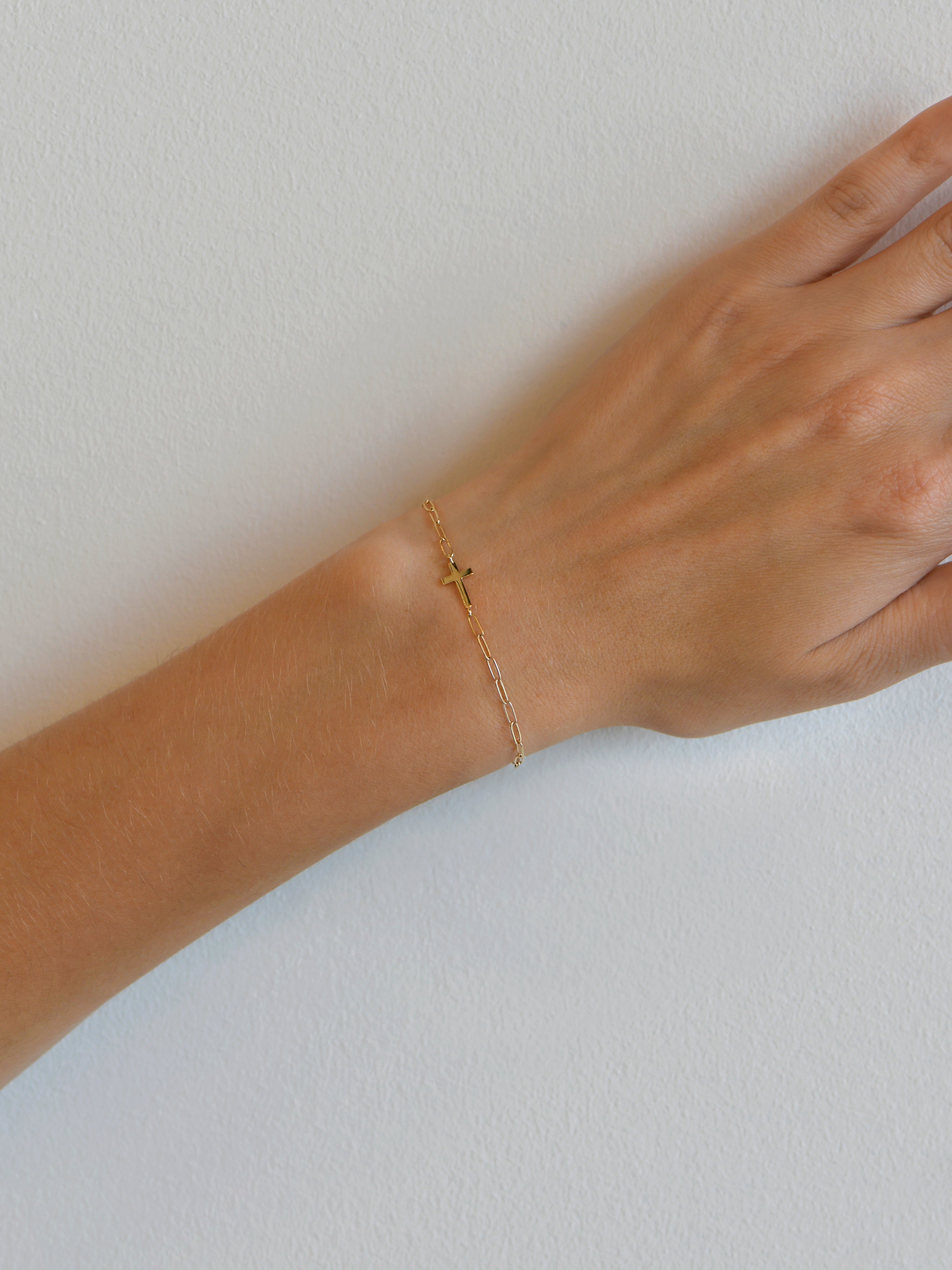 Bracelet Love Letter en Croix