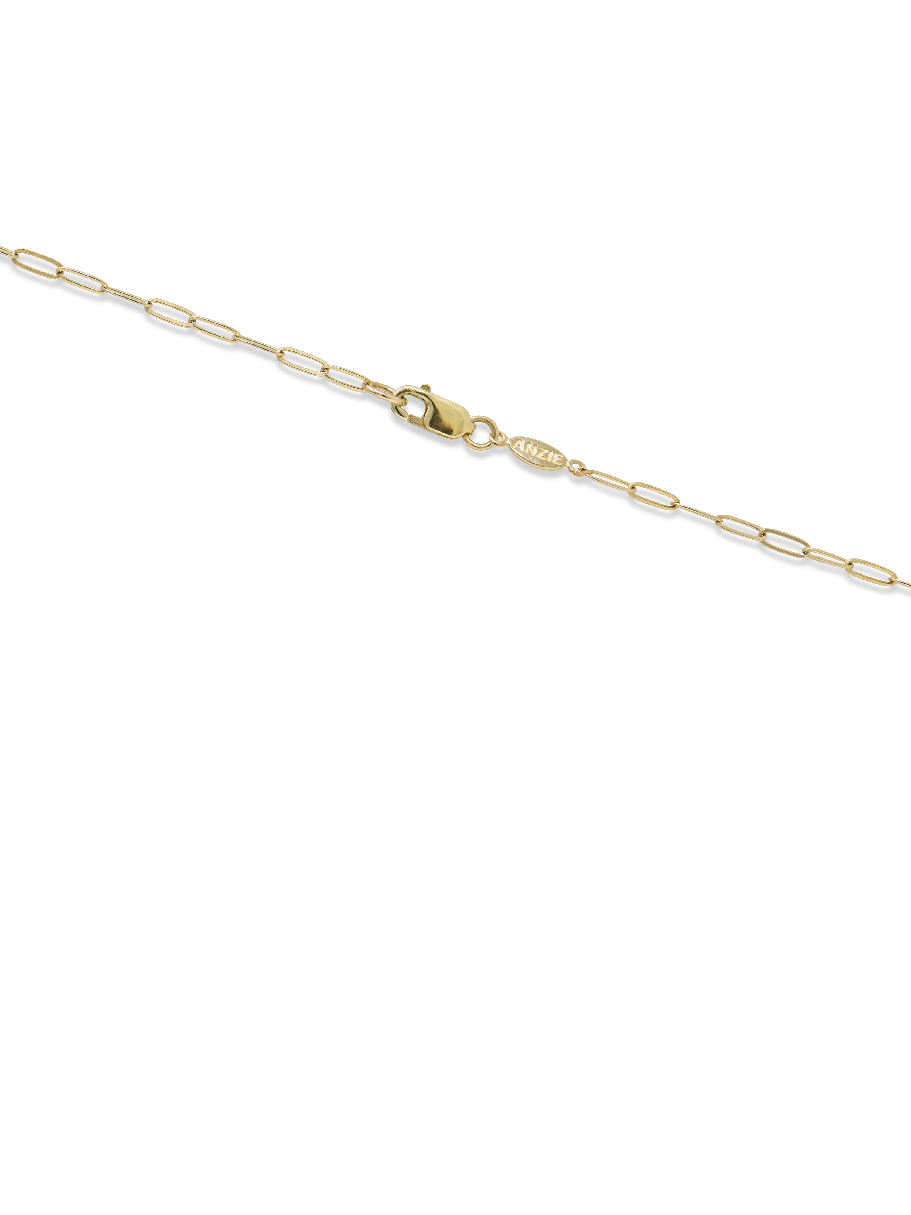 Gold Mini Paper Clip Chain