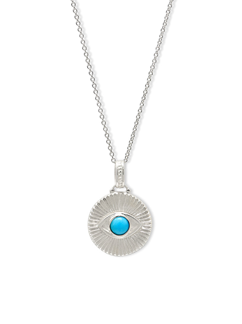 Classique Evil Eye Ripple Fluted Medallion