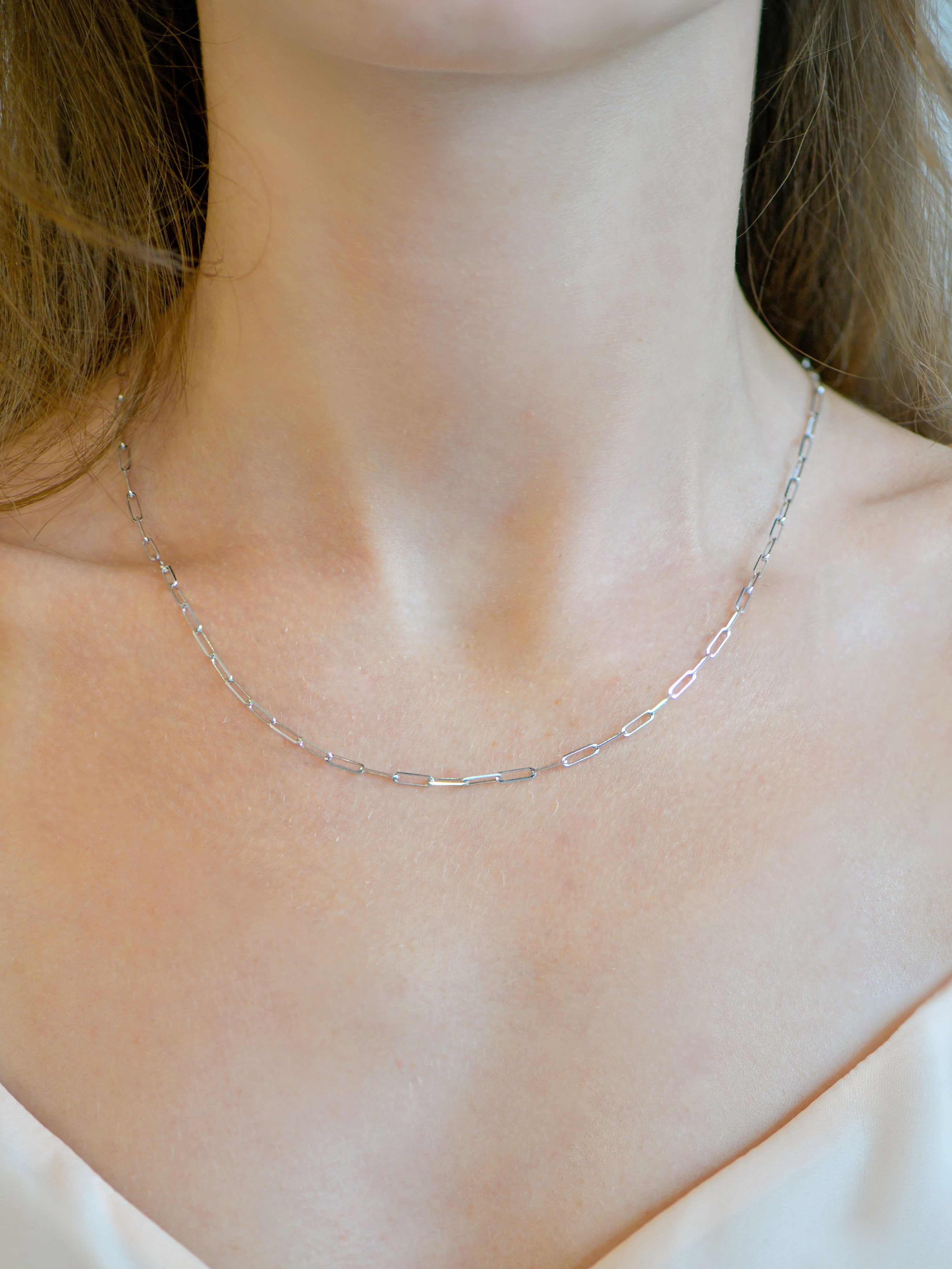 Mini Chaîne à Maillons en Trombone 6x2mm