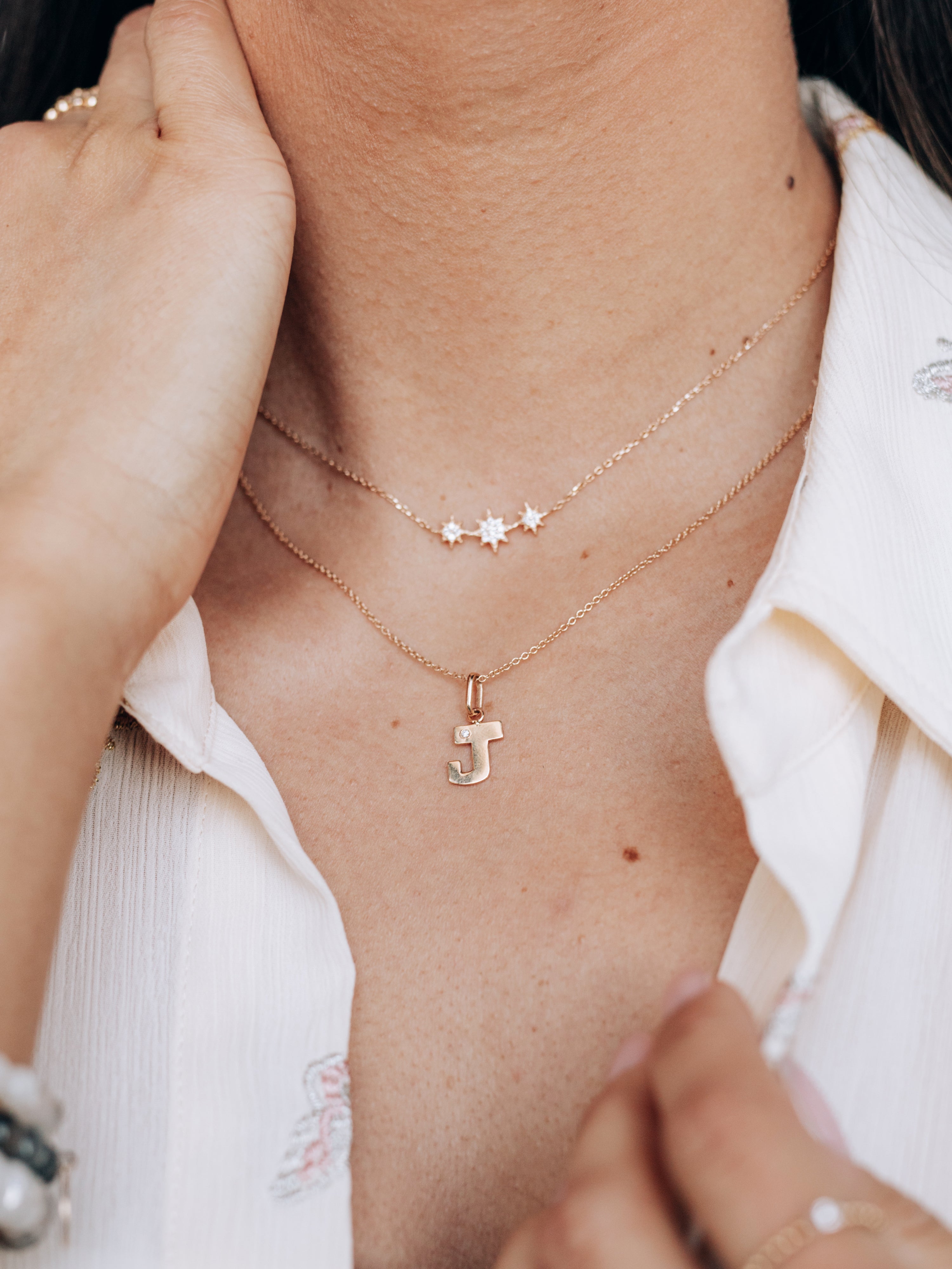 Love Letter Varsity Initial Charm