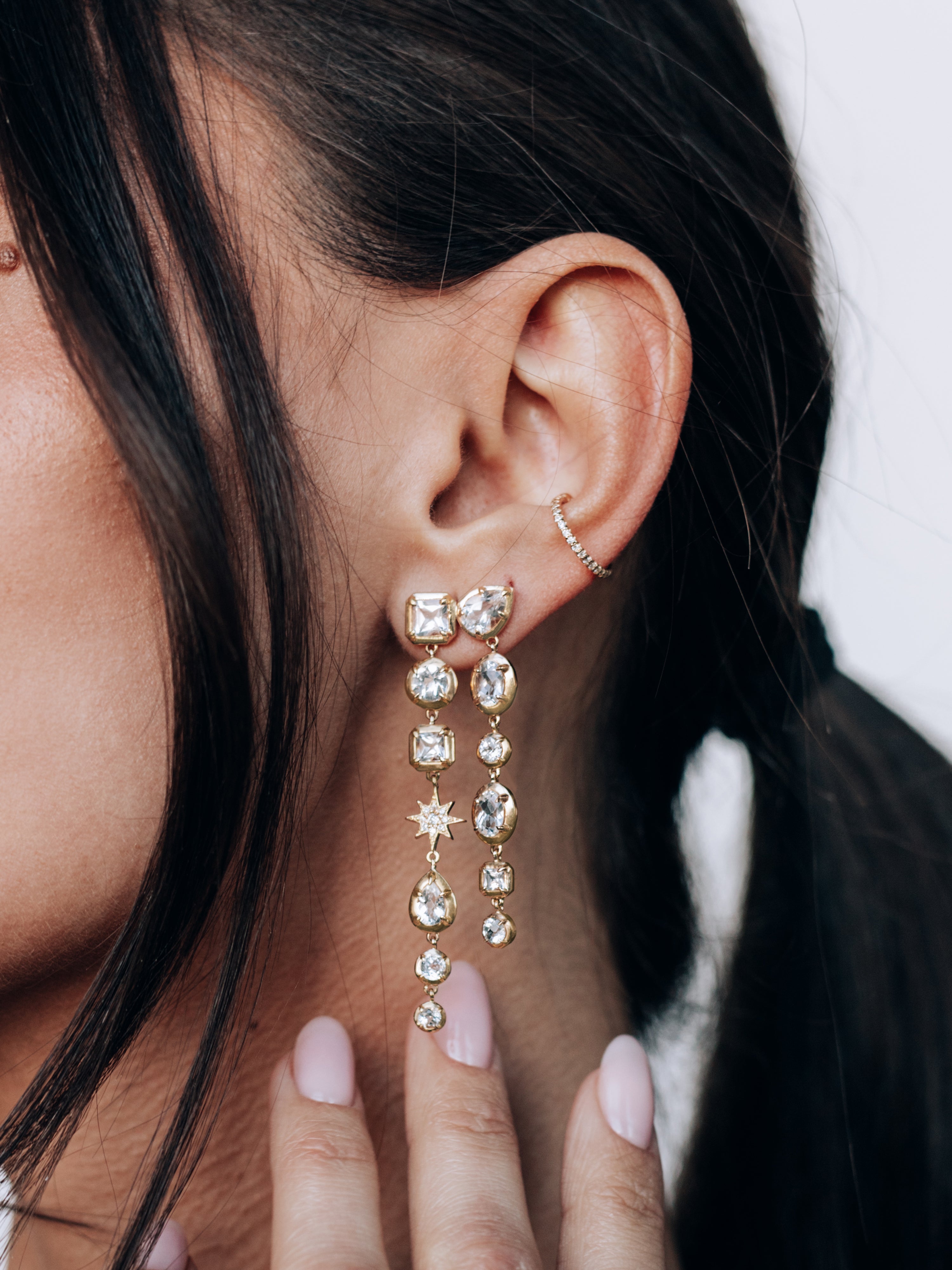 Mélia Grace Double Earrings