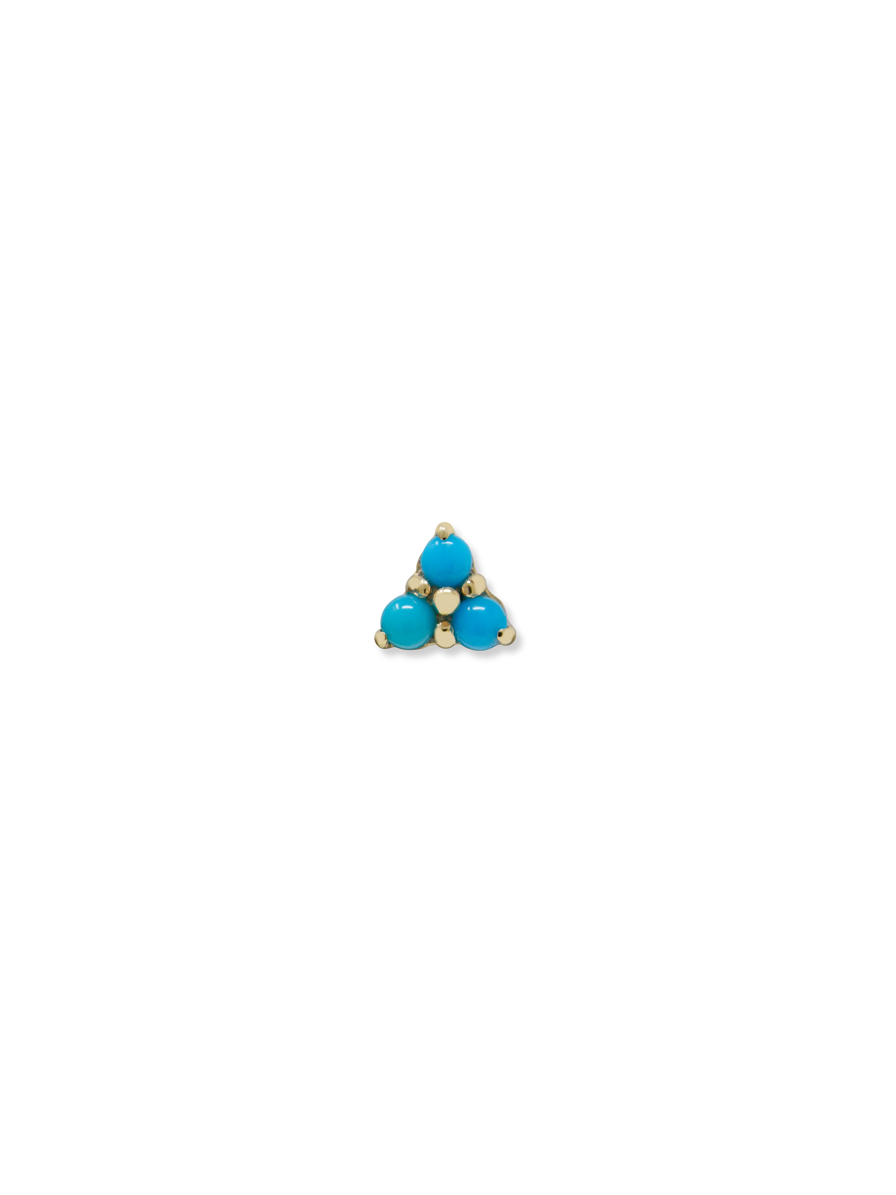 Cléo Trio Triangle Cluster Single Stud