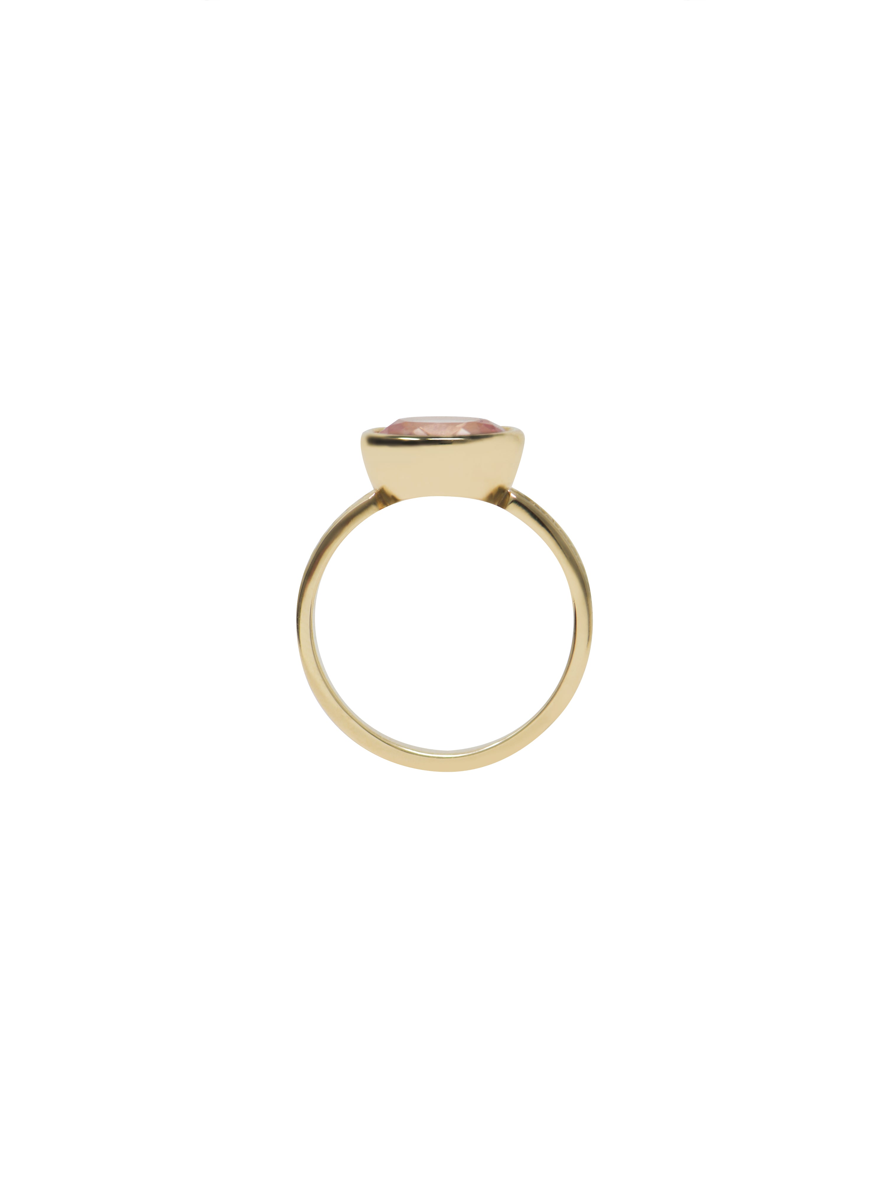 Classique Oval Dew Drop Band Ring