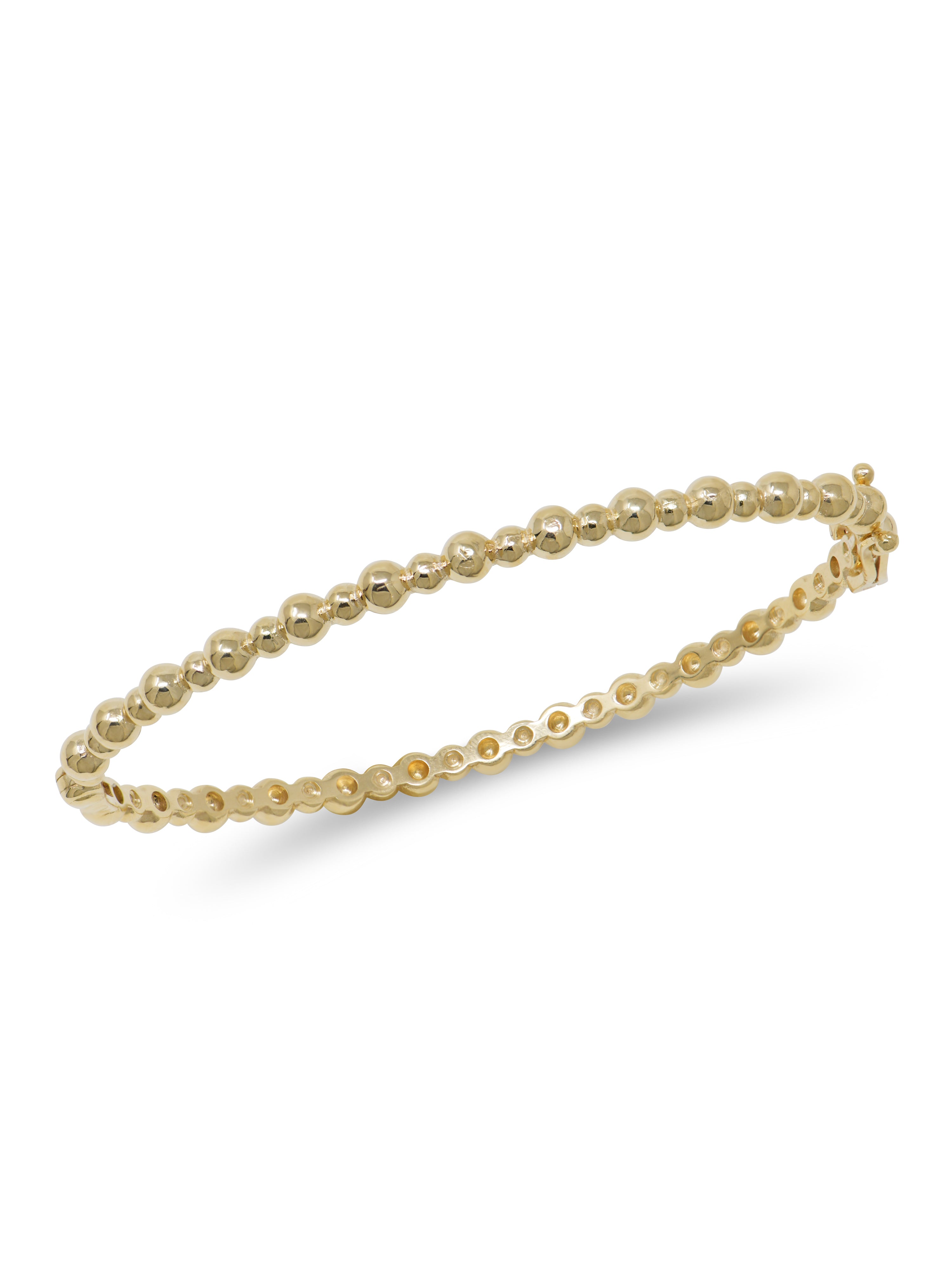 Dew Drop Gold Bangle