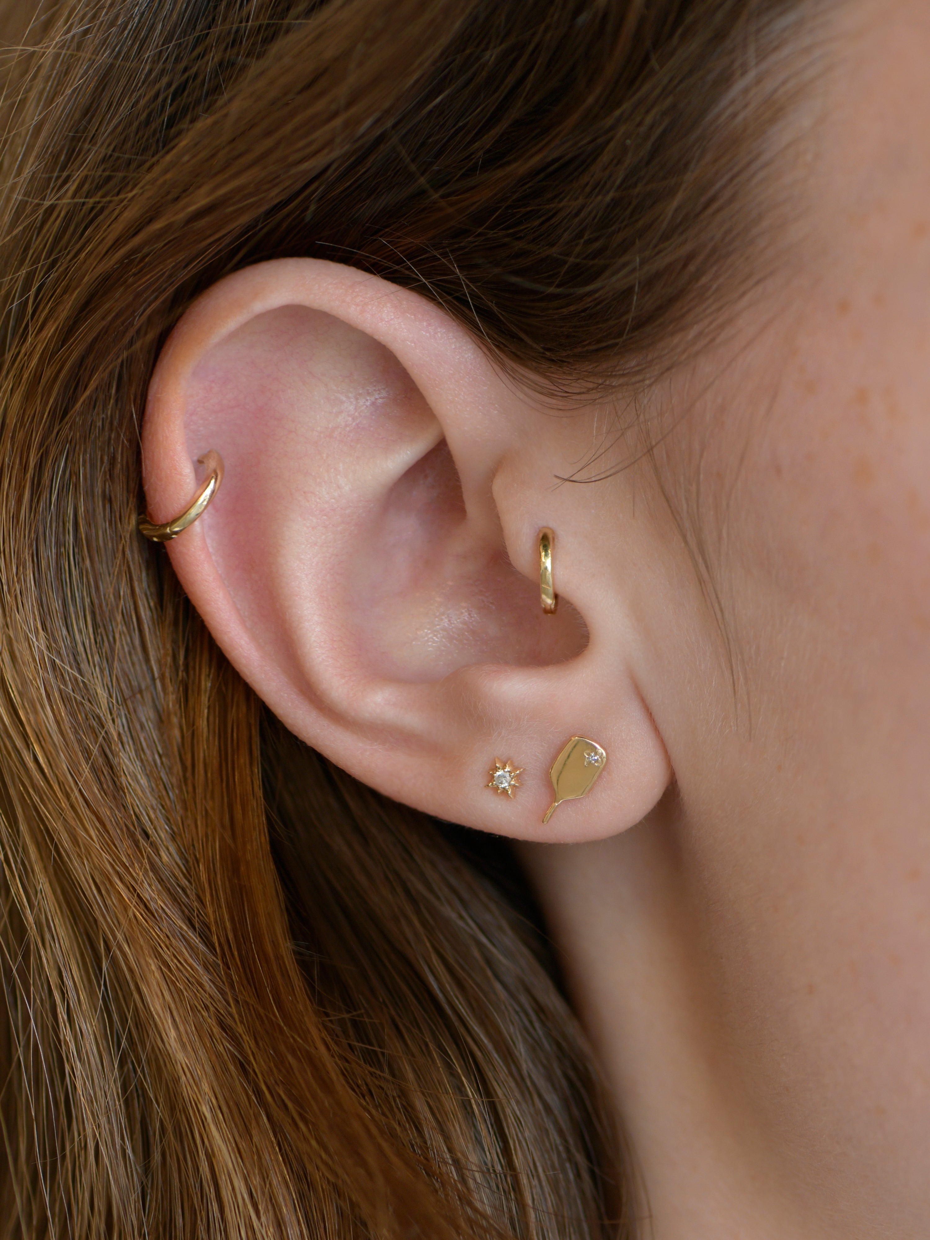 Clous d'oreille Raquette Pickleball Love Letter