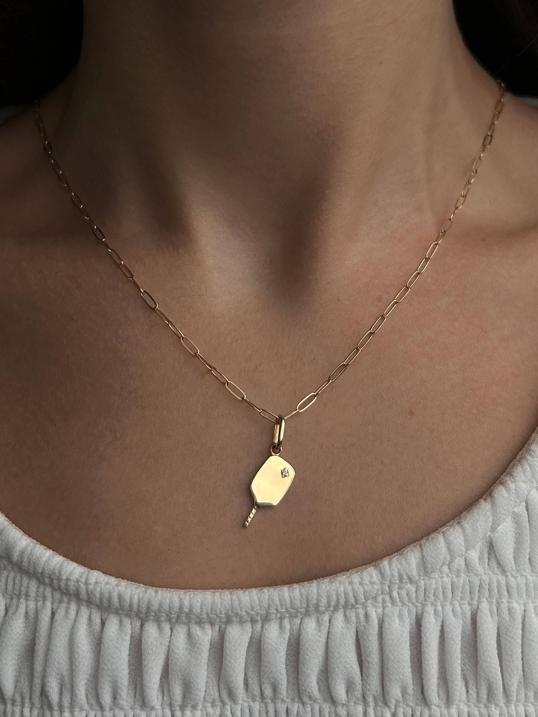 Love Letter Pickleball Pendant Charm