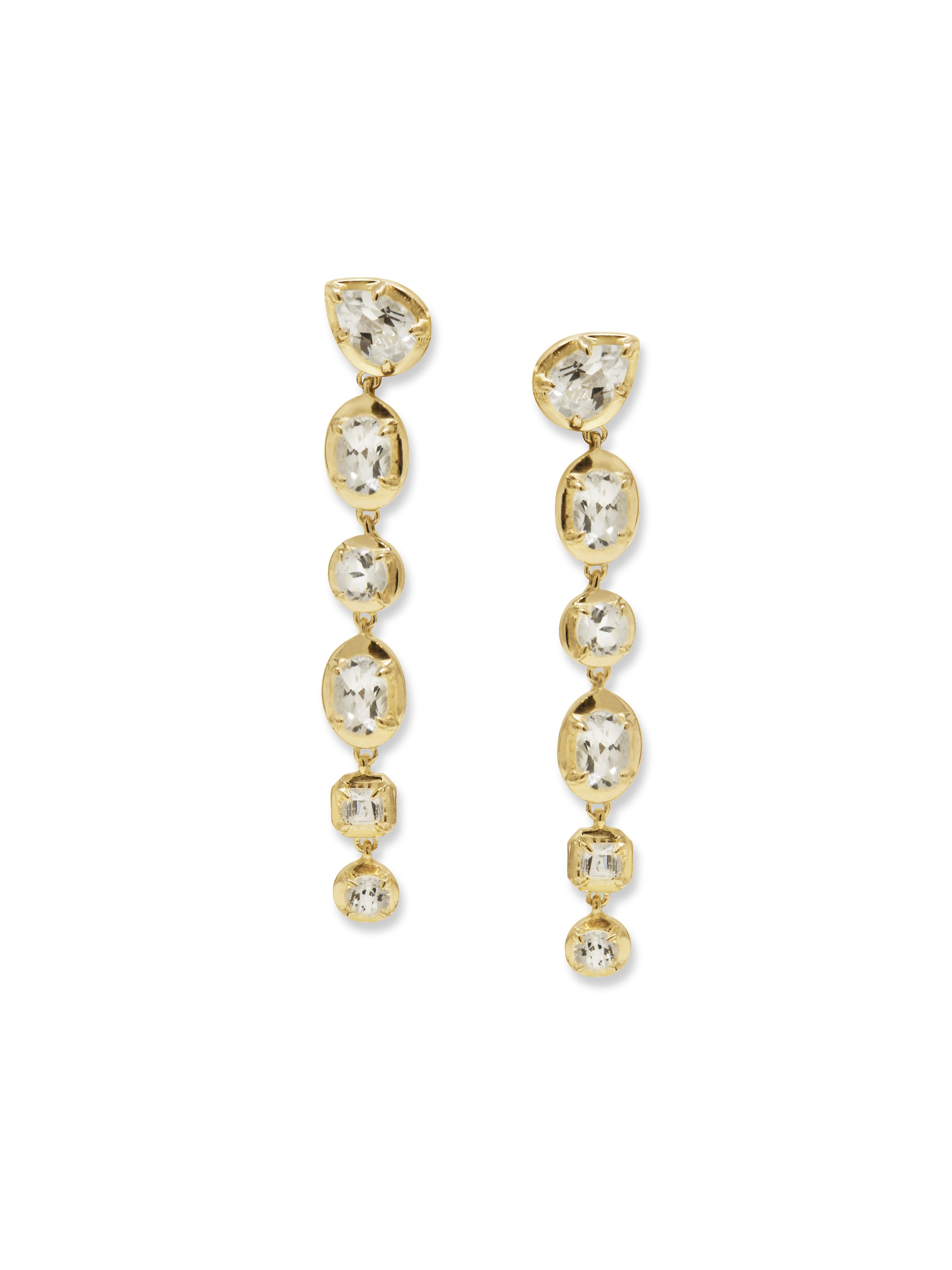 Mélia Pear Linear Earrings