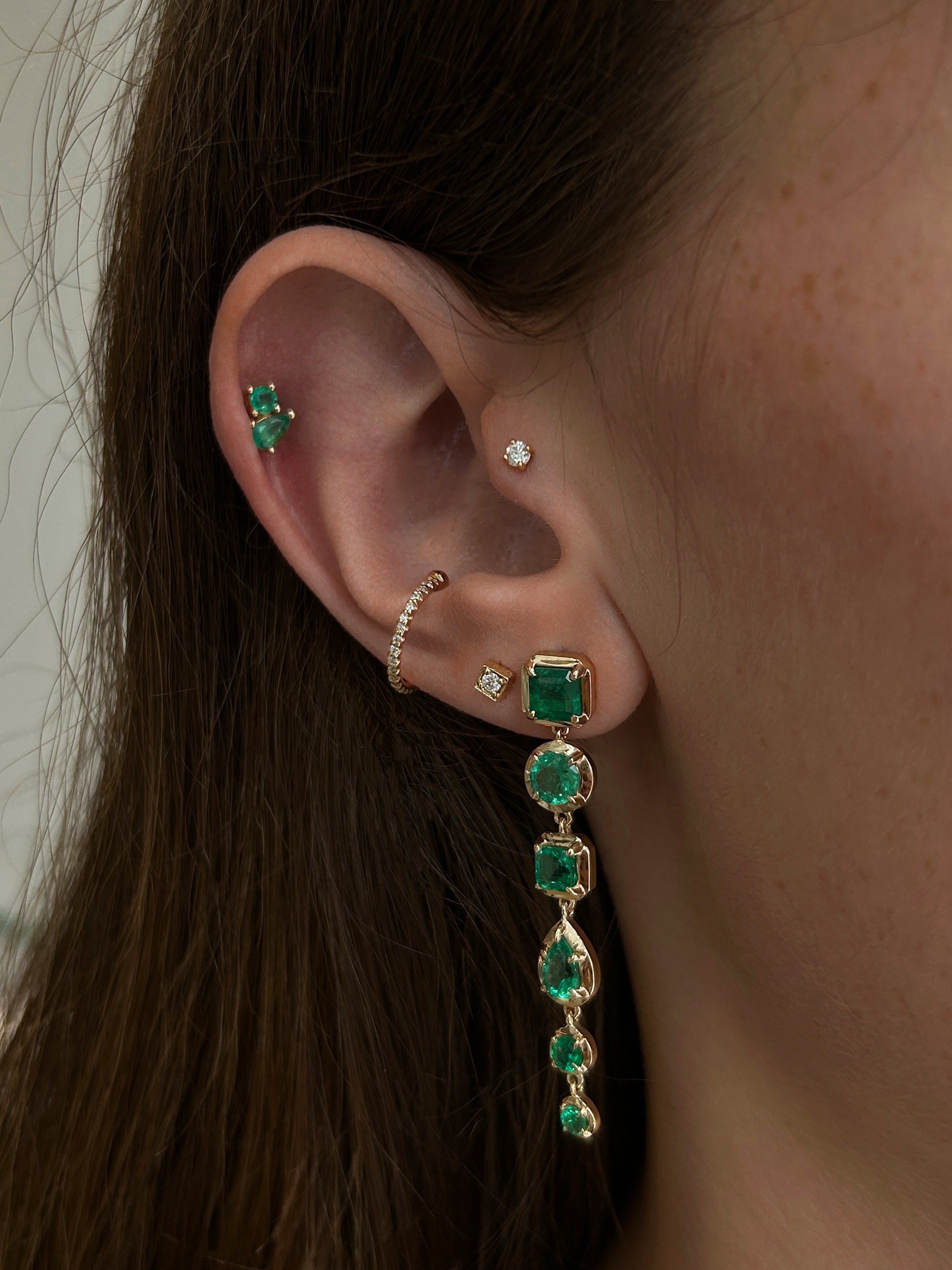 Boucles d'oreilles doubles Mélia Grace