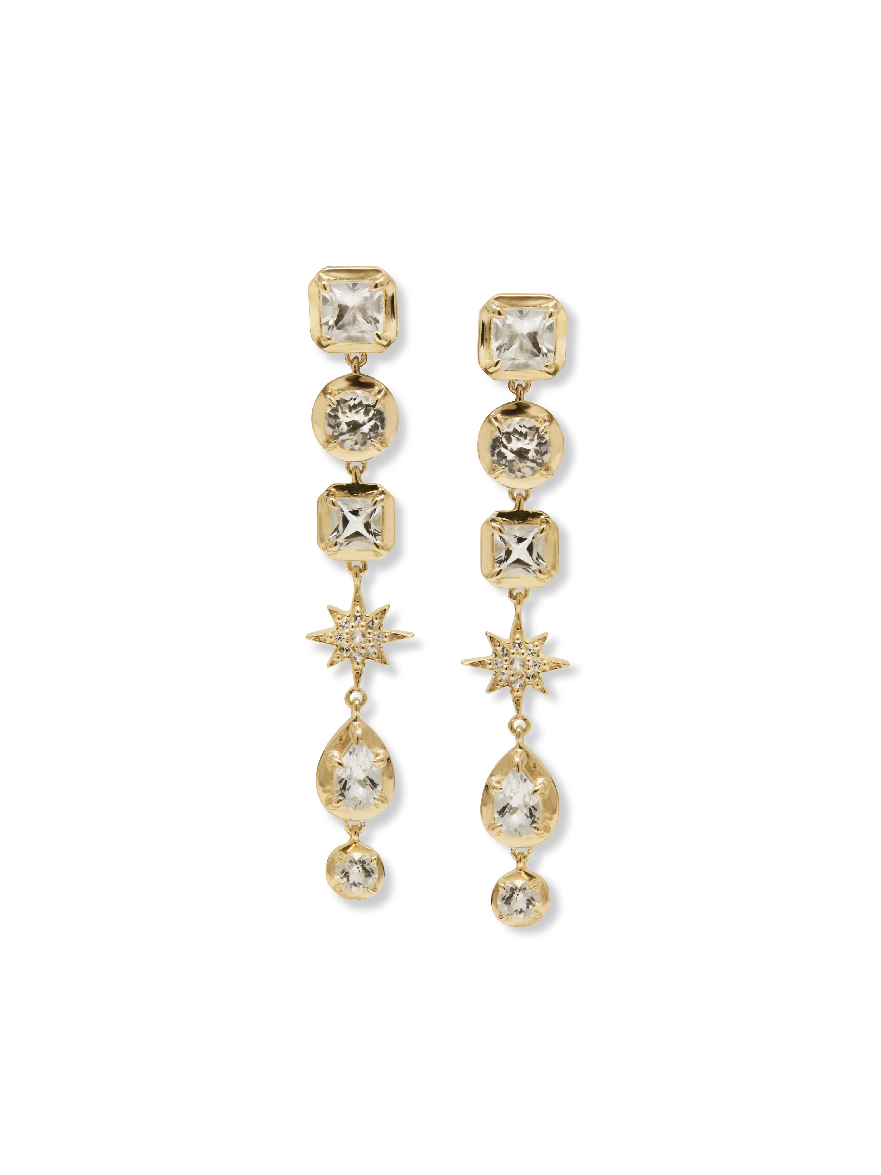 Mélia Trish Starburst Linear Earring