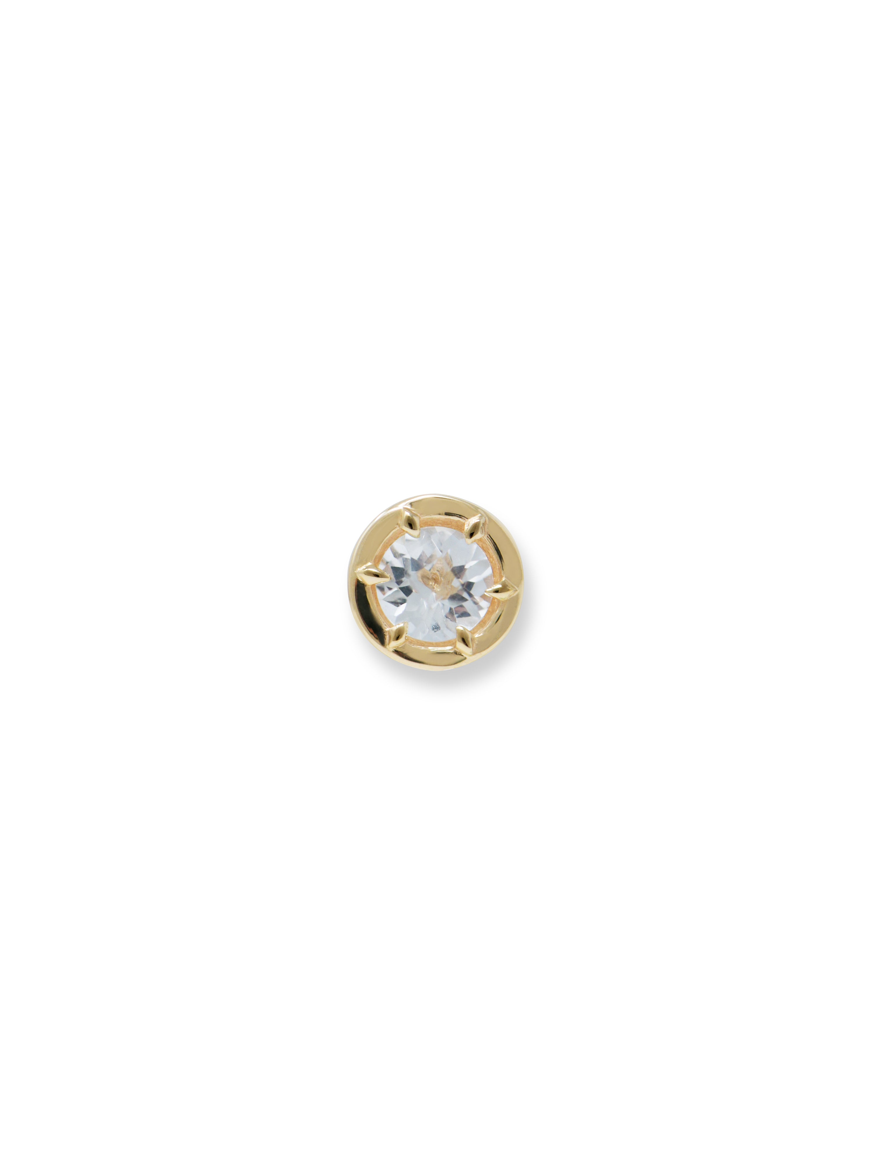 Mélia Kate Six Prong Round Stud