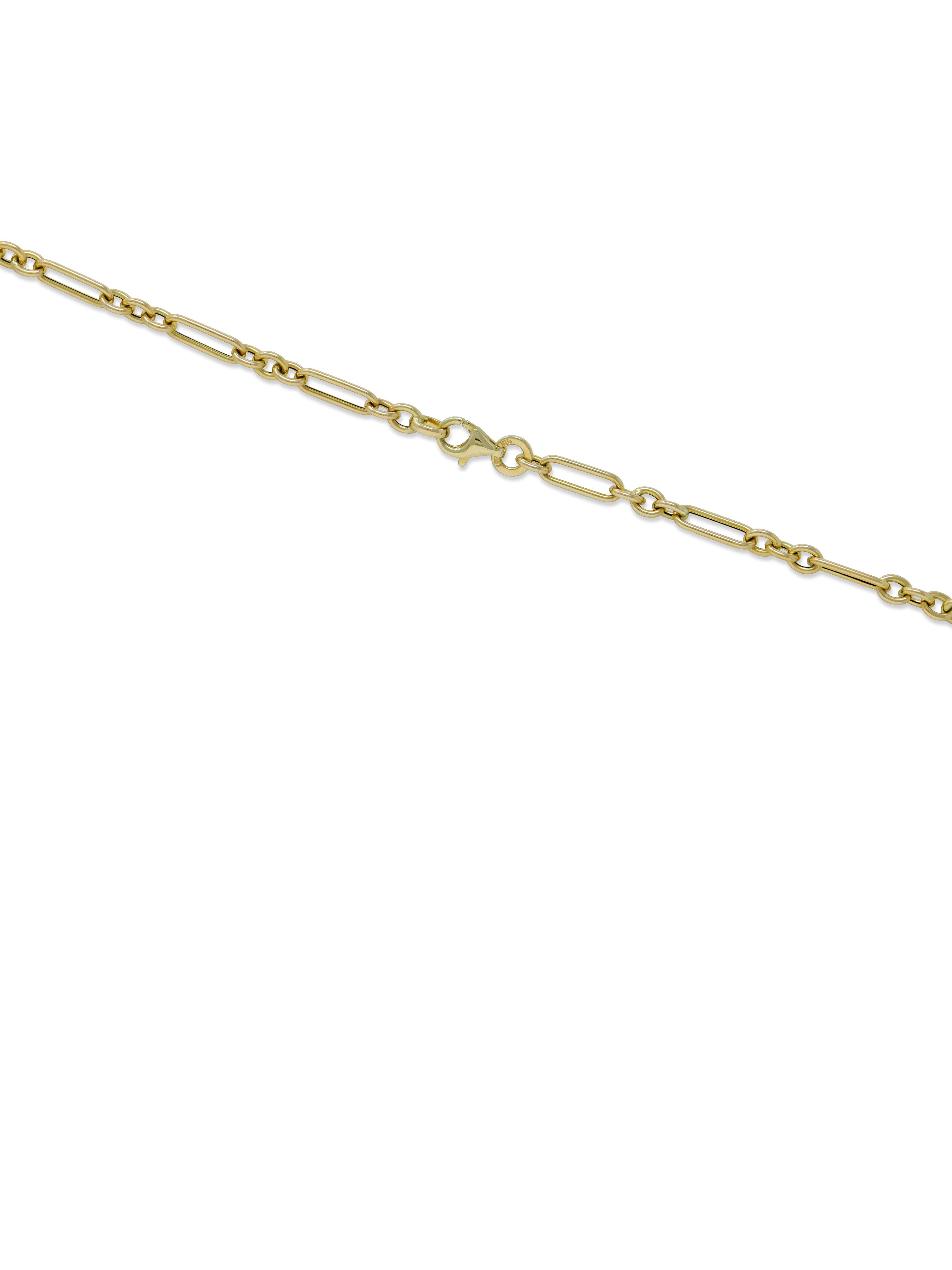Camille Elongated Mixed Link Chain Necklace