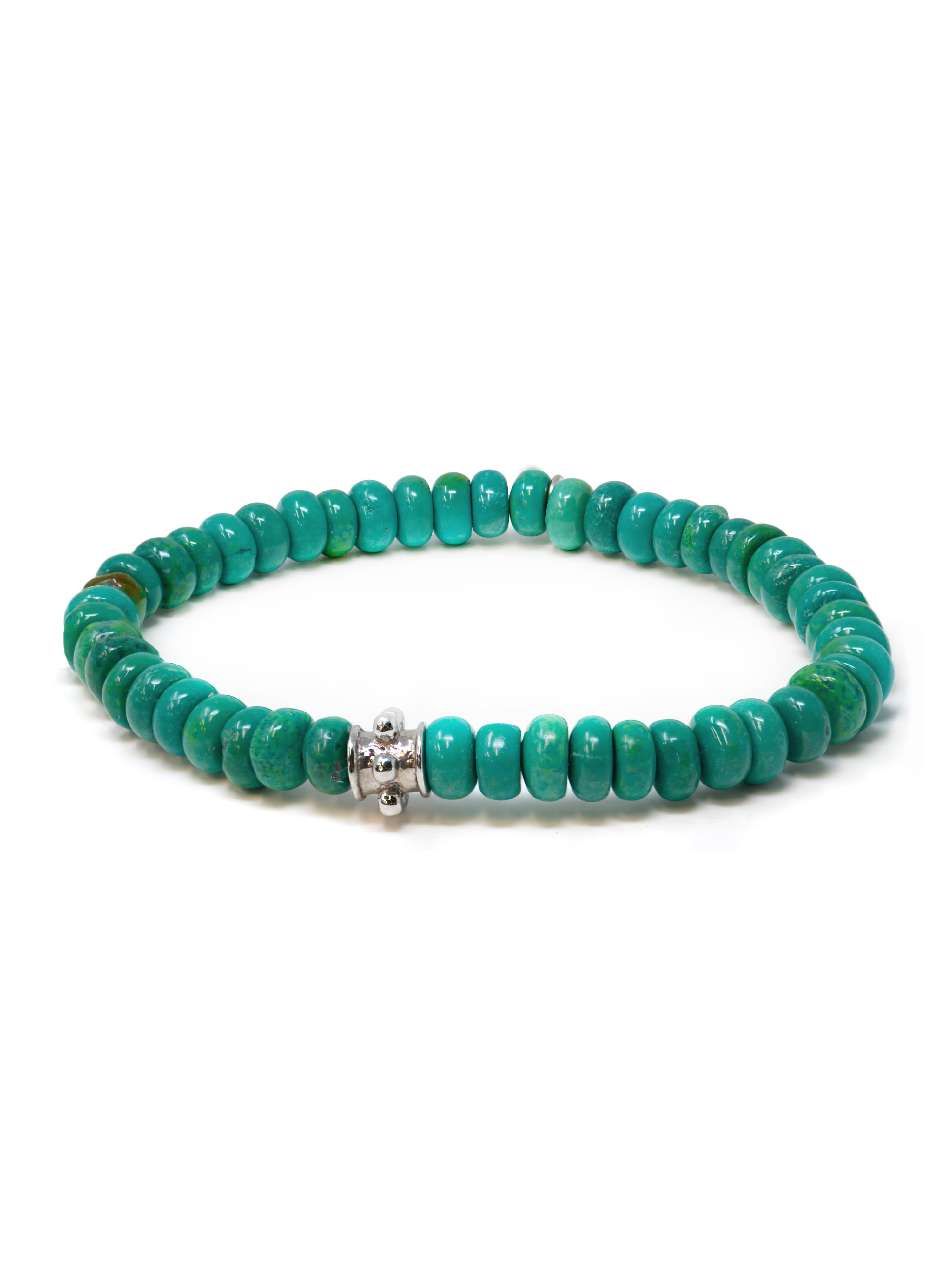 Bohème Turquoise Rondelle Bracelet