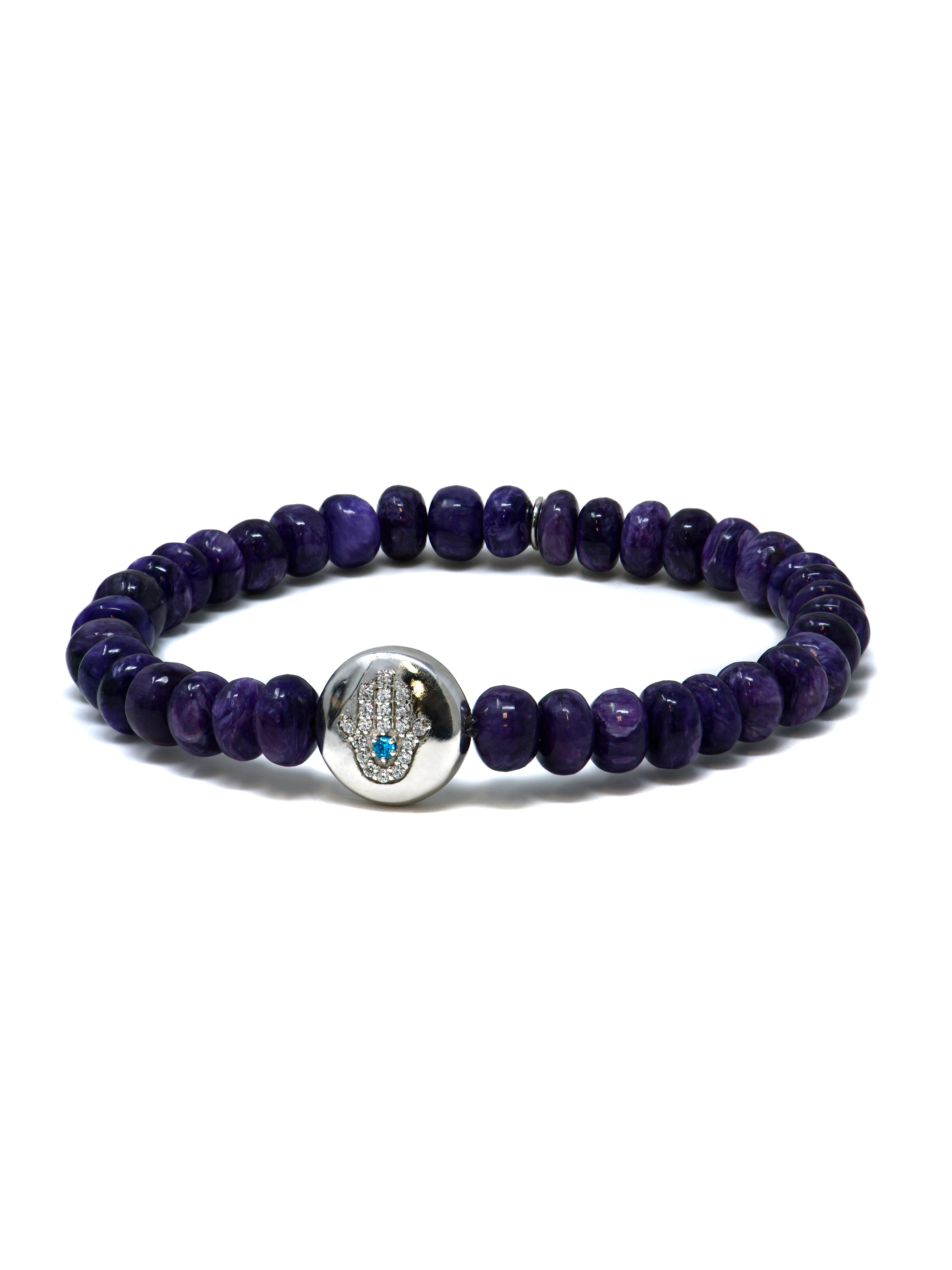 Bohème Smooth Purple Opal Bracelet