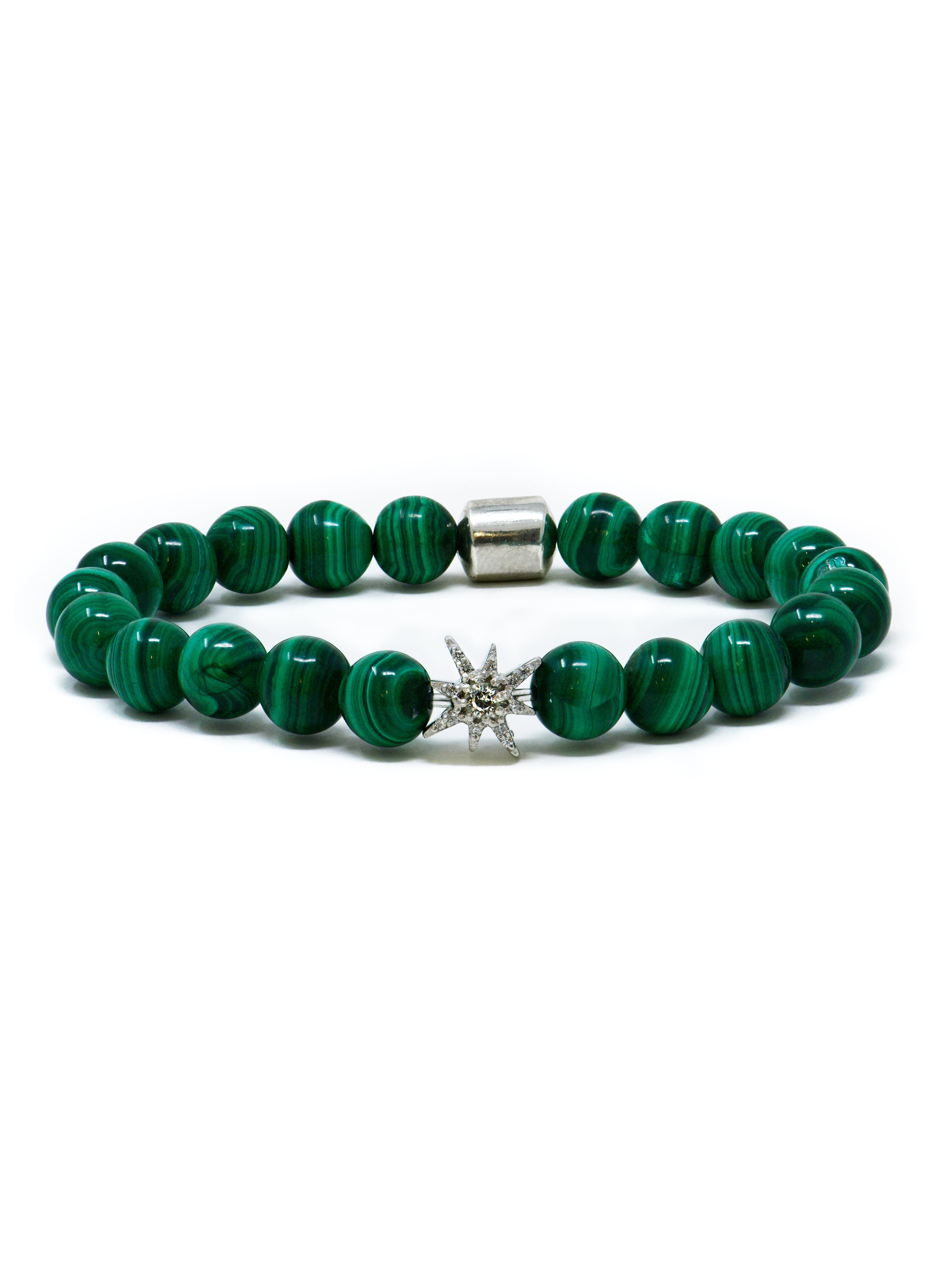Bohème Malachite Starburst Bracelet