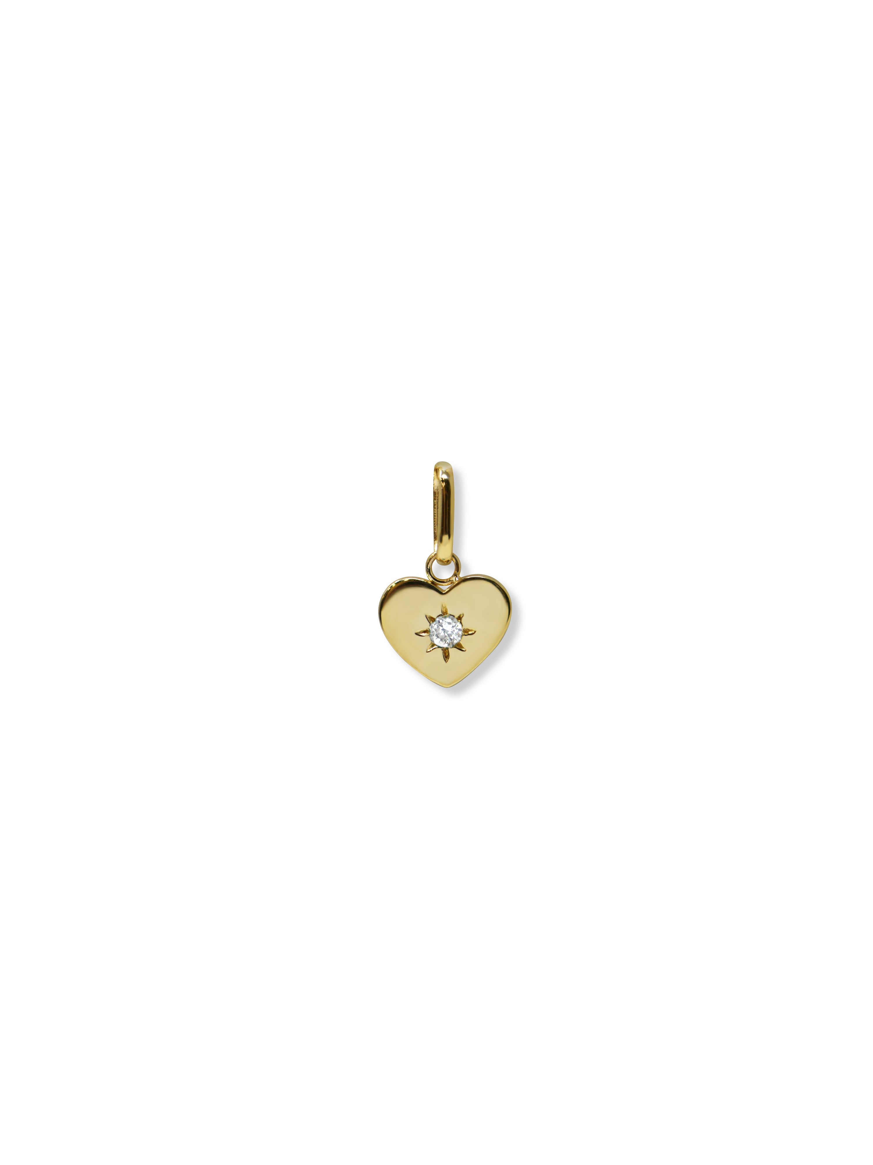 Jac+Jo Valerie Diamond Heart Charm