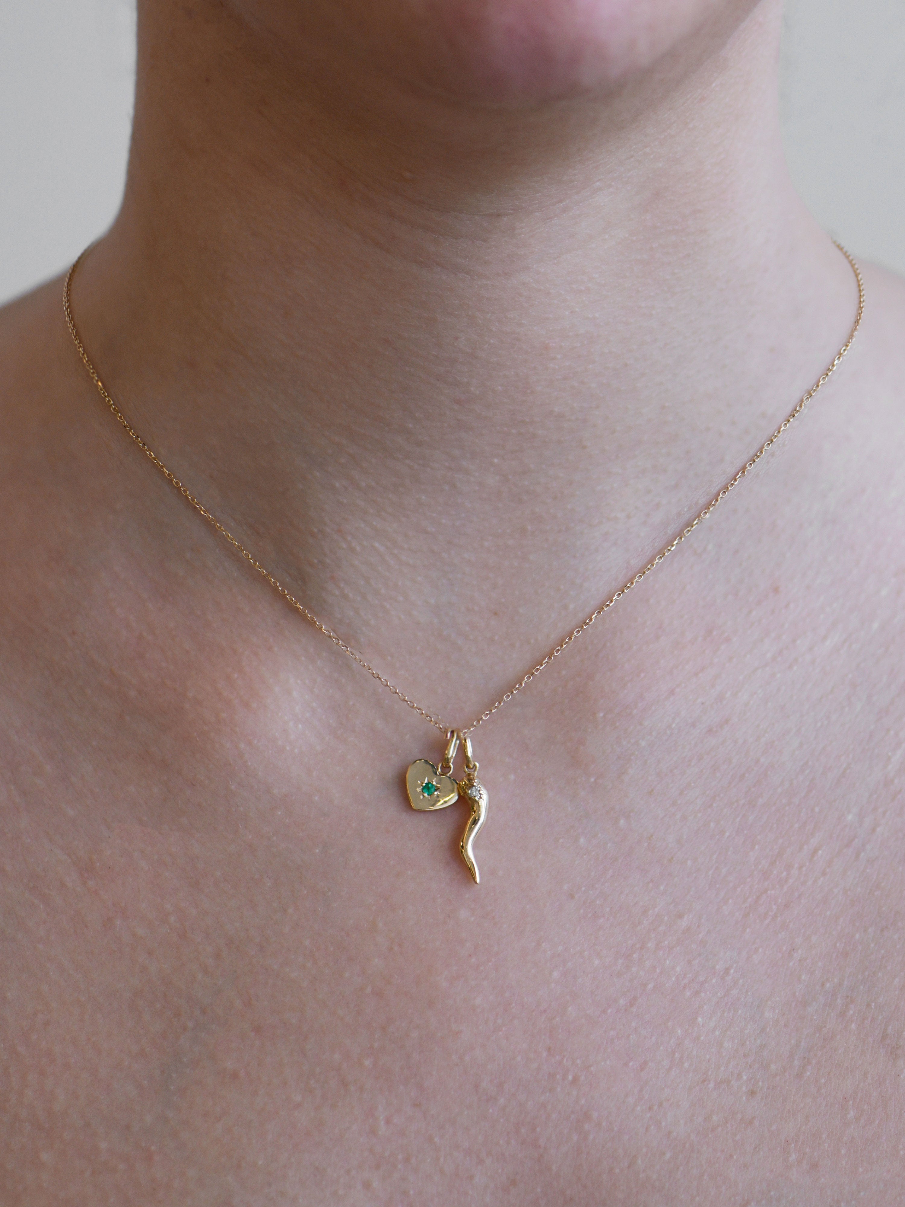 Pendentif Mini Cornicello Mel Soldera