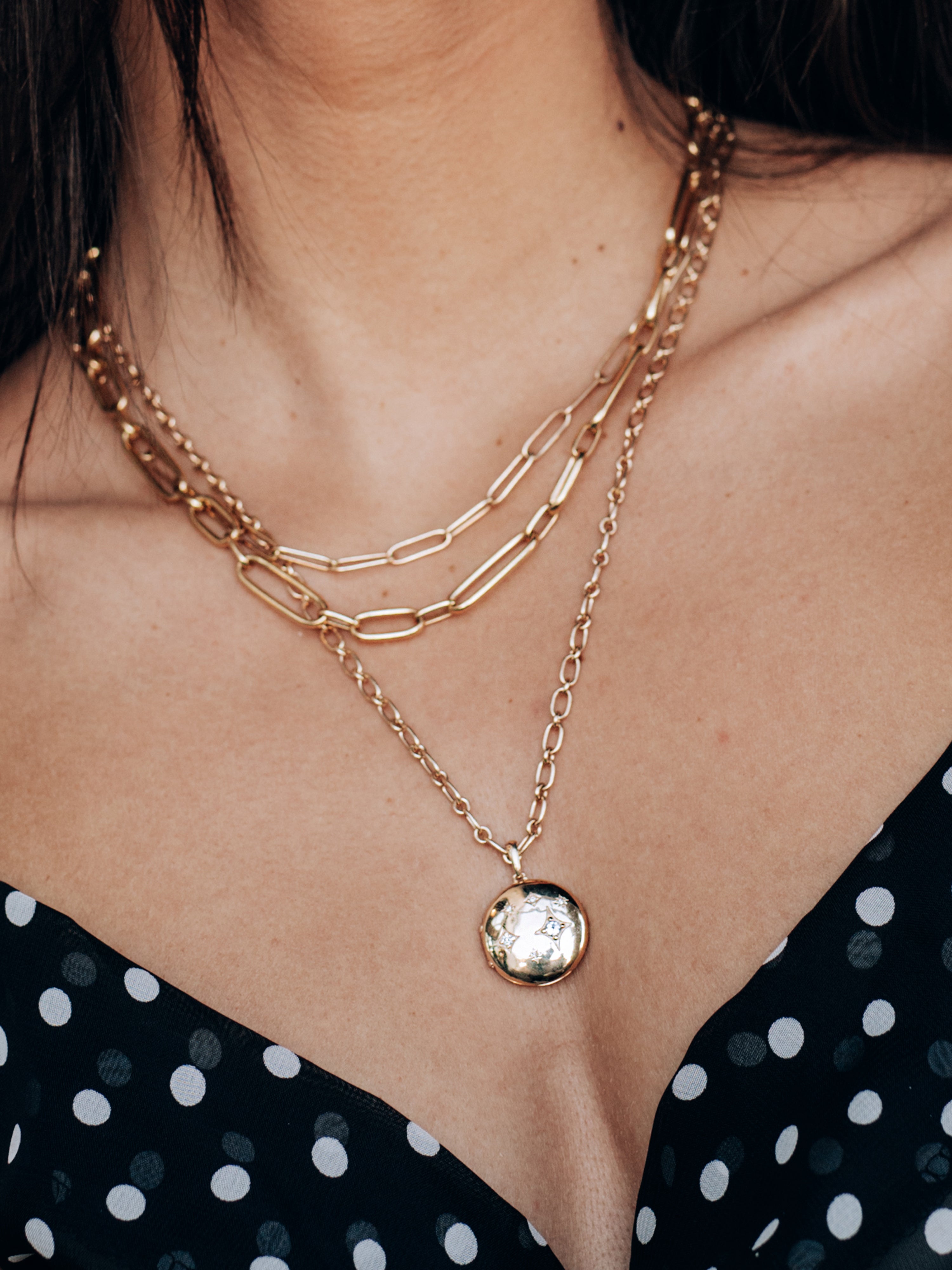 Jac+Jo Gothic Diamond Constellation Locket