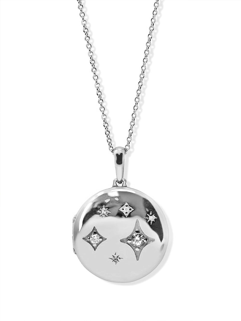 Jac+Jo Gothic Diamond Constellation Locket