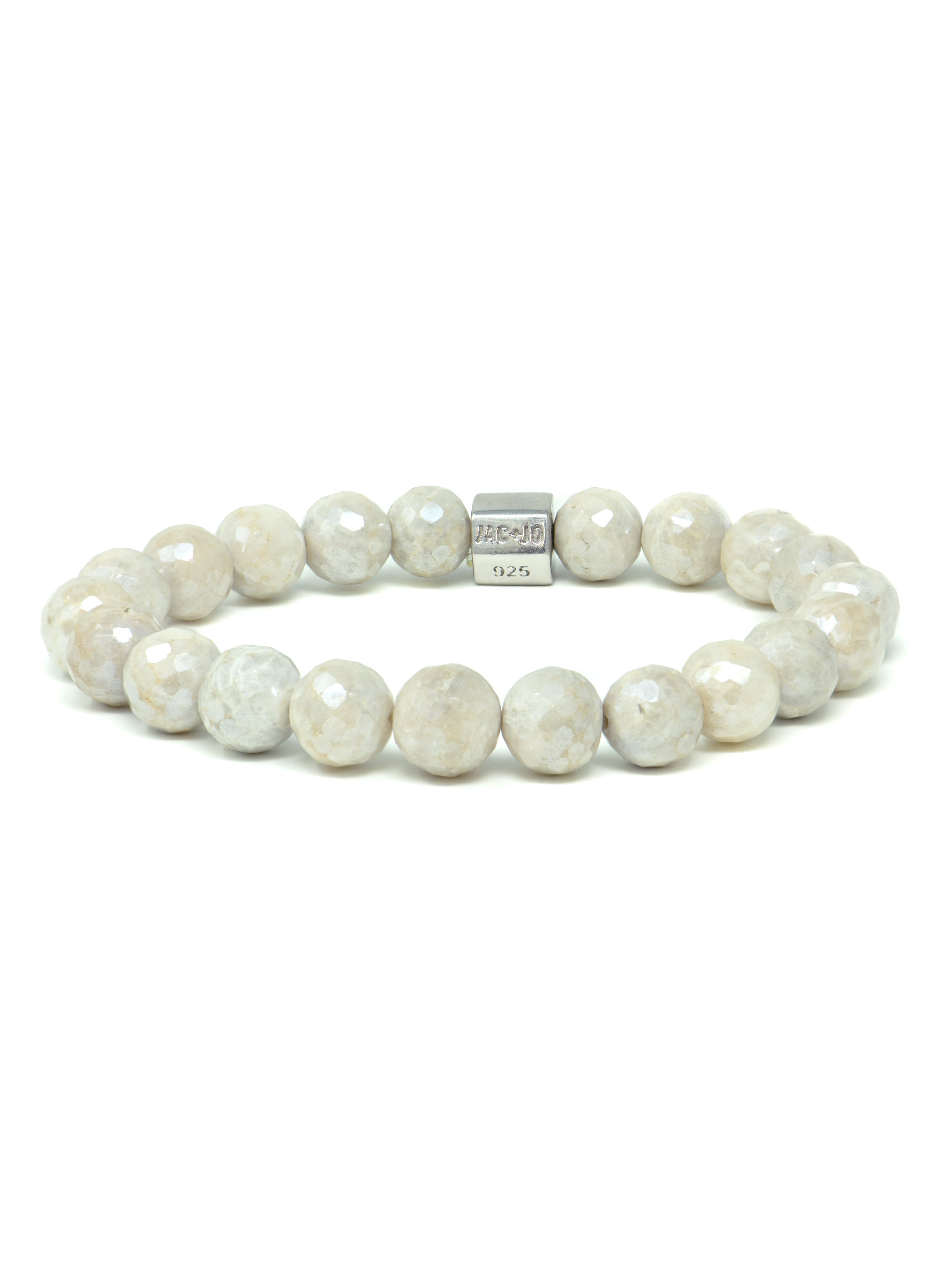 Jac+Jo Soul Grey Moonstone Faceted Bracelet