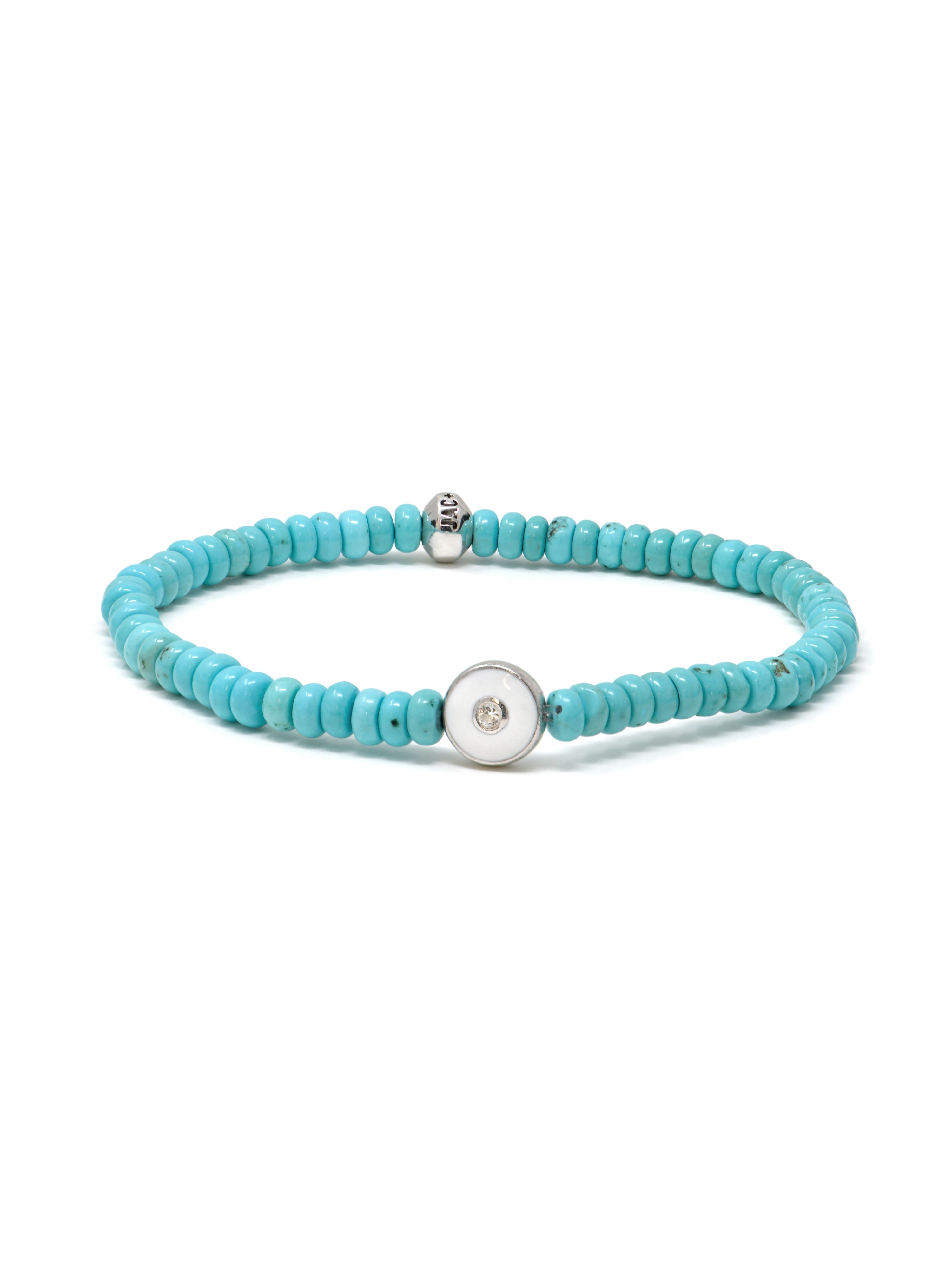 Jac+Jo Soul Turquoise Rondelle Enamel Bracelet