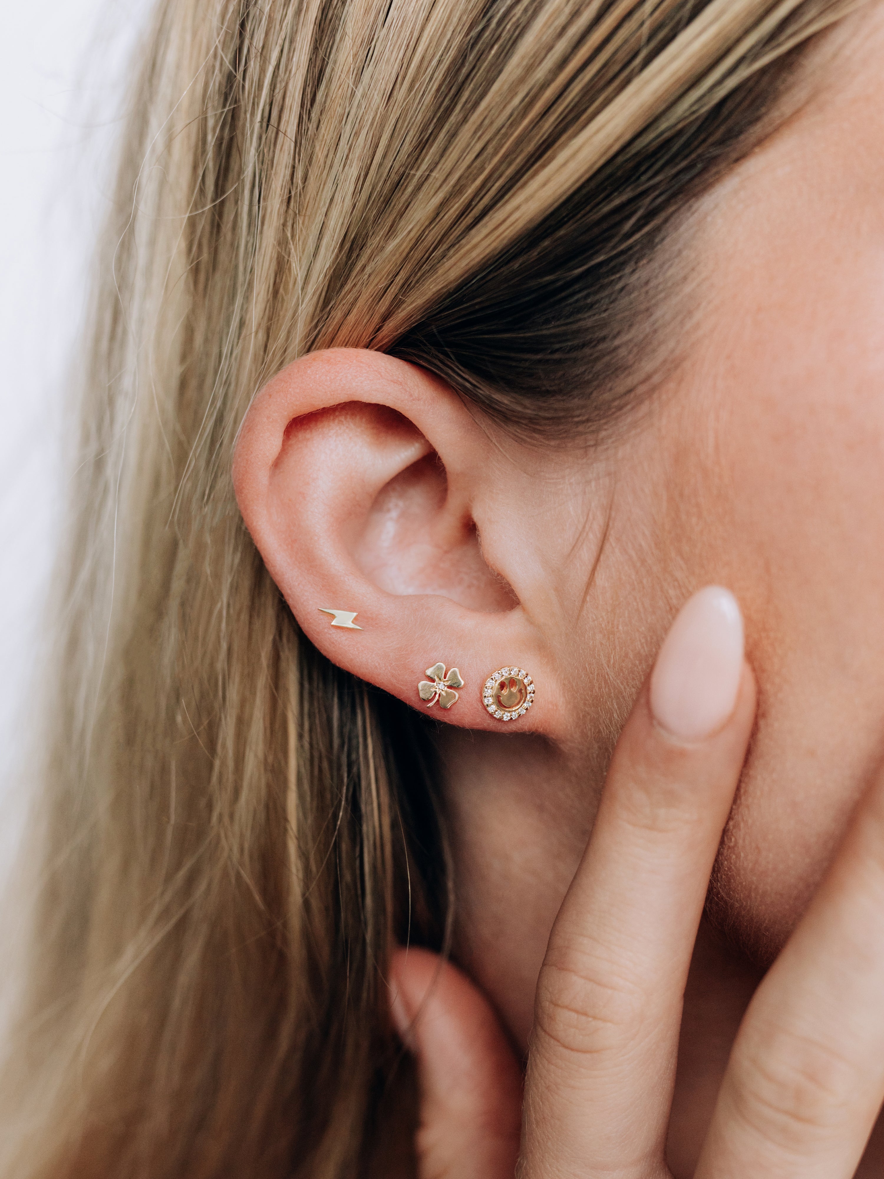 Jac+Jo Clou d’Oreille Icon Trèfle Mini