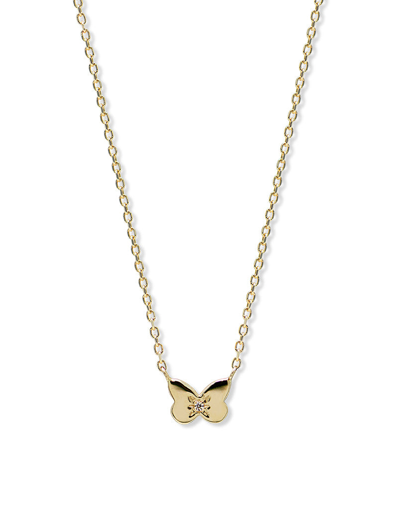 Jac+Jo Amanda Mini Butterfly Necklace