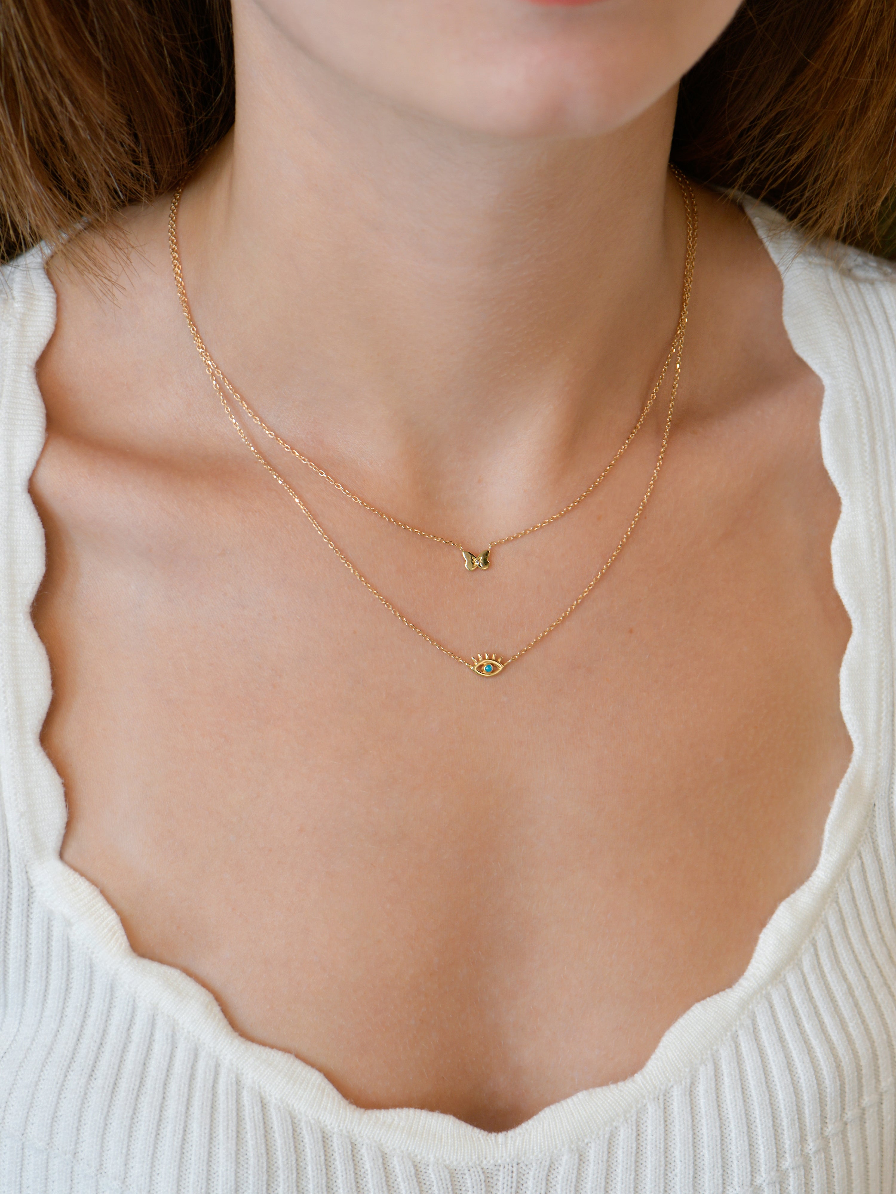 Jac+Jo Amanda Mini Butterfly Necklace