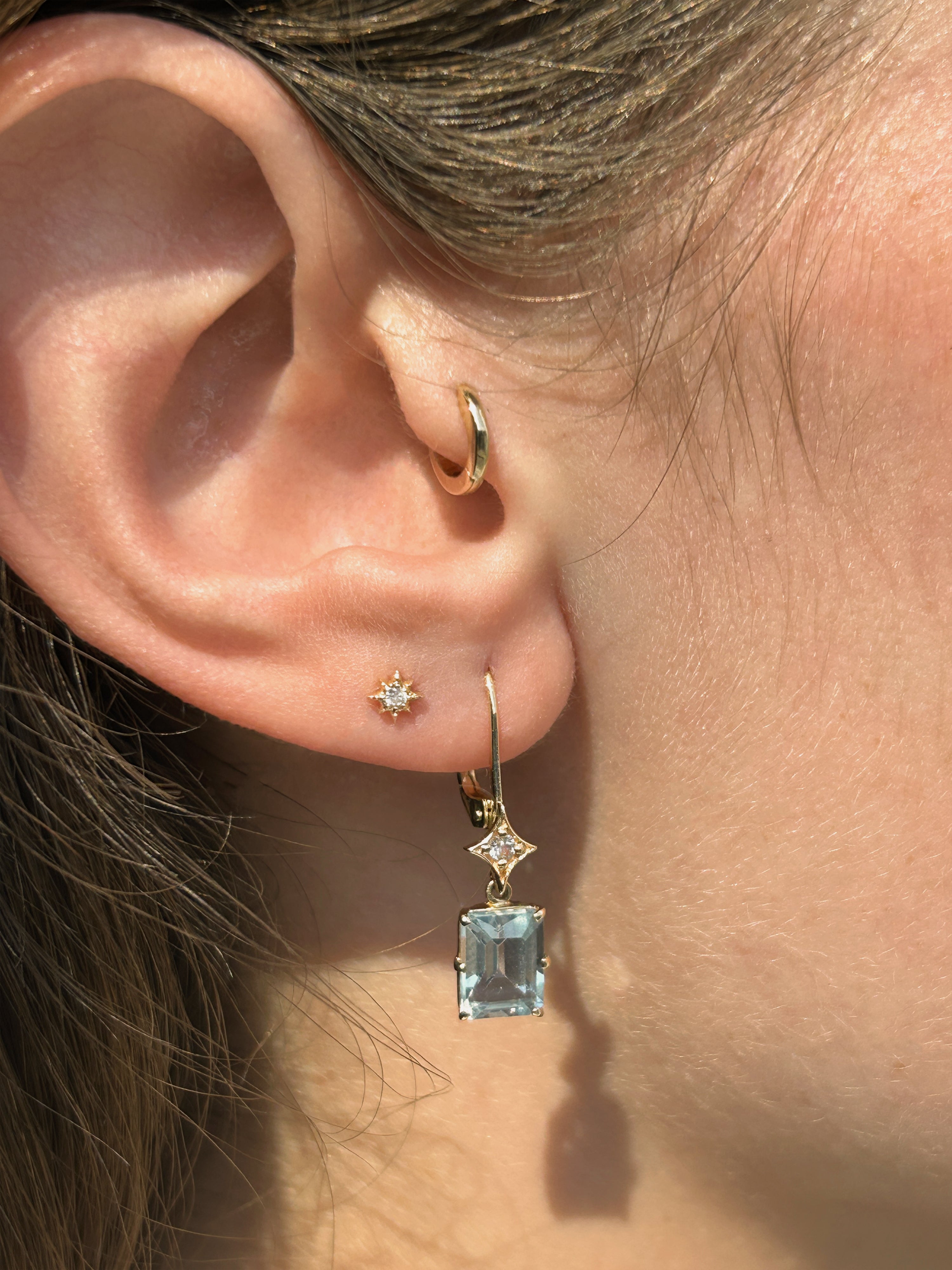 Jac+Jo Aurora Rectangle Drop Earrings