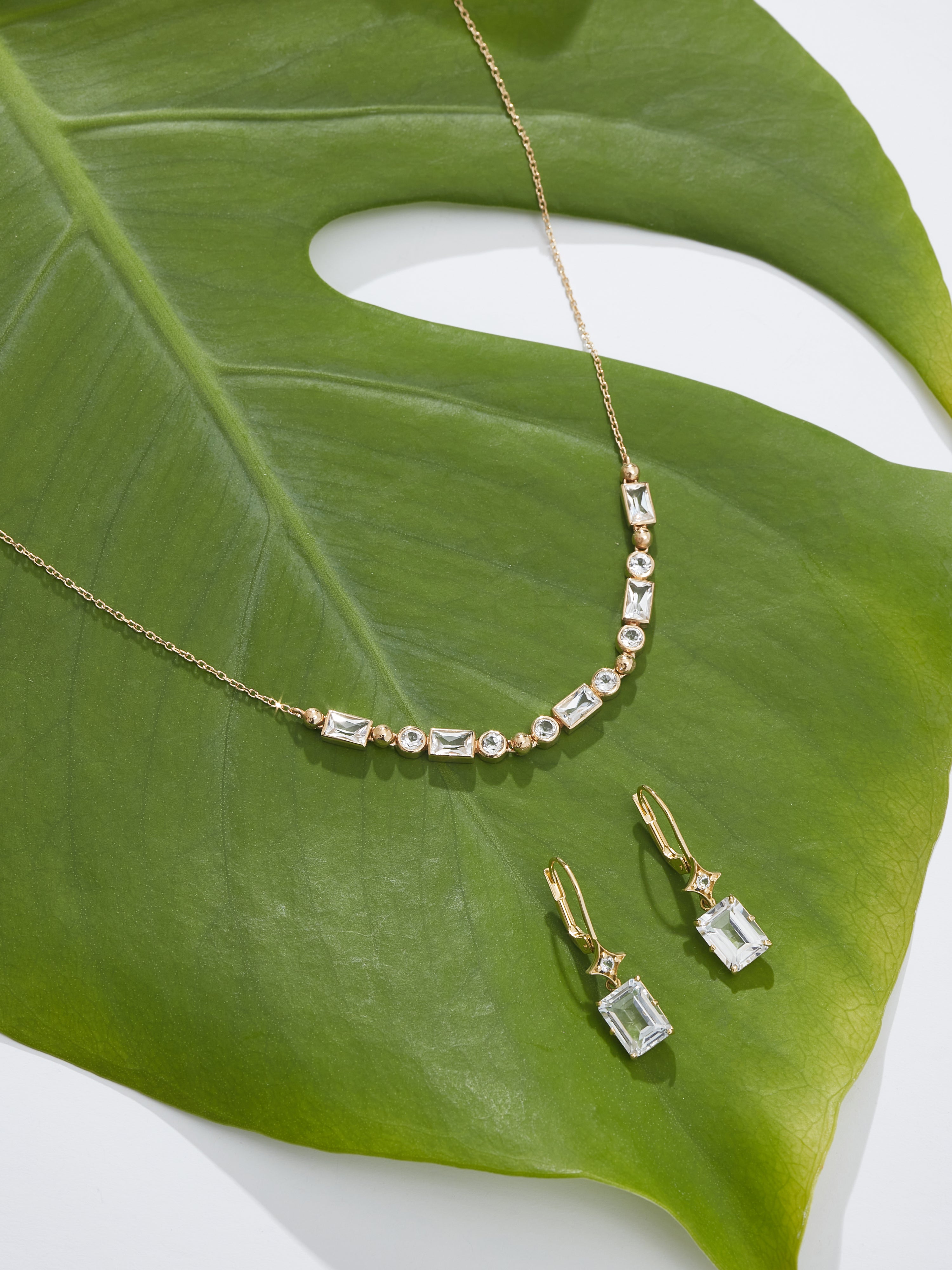 Jac+Jo Aurora Rectangle Drop Earrings