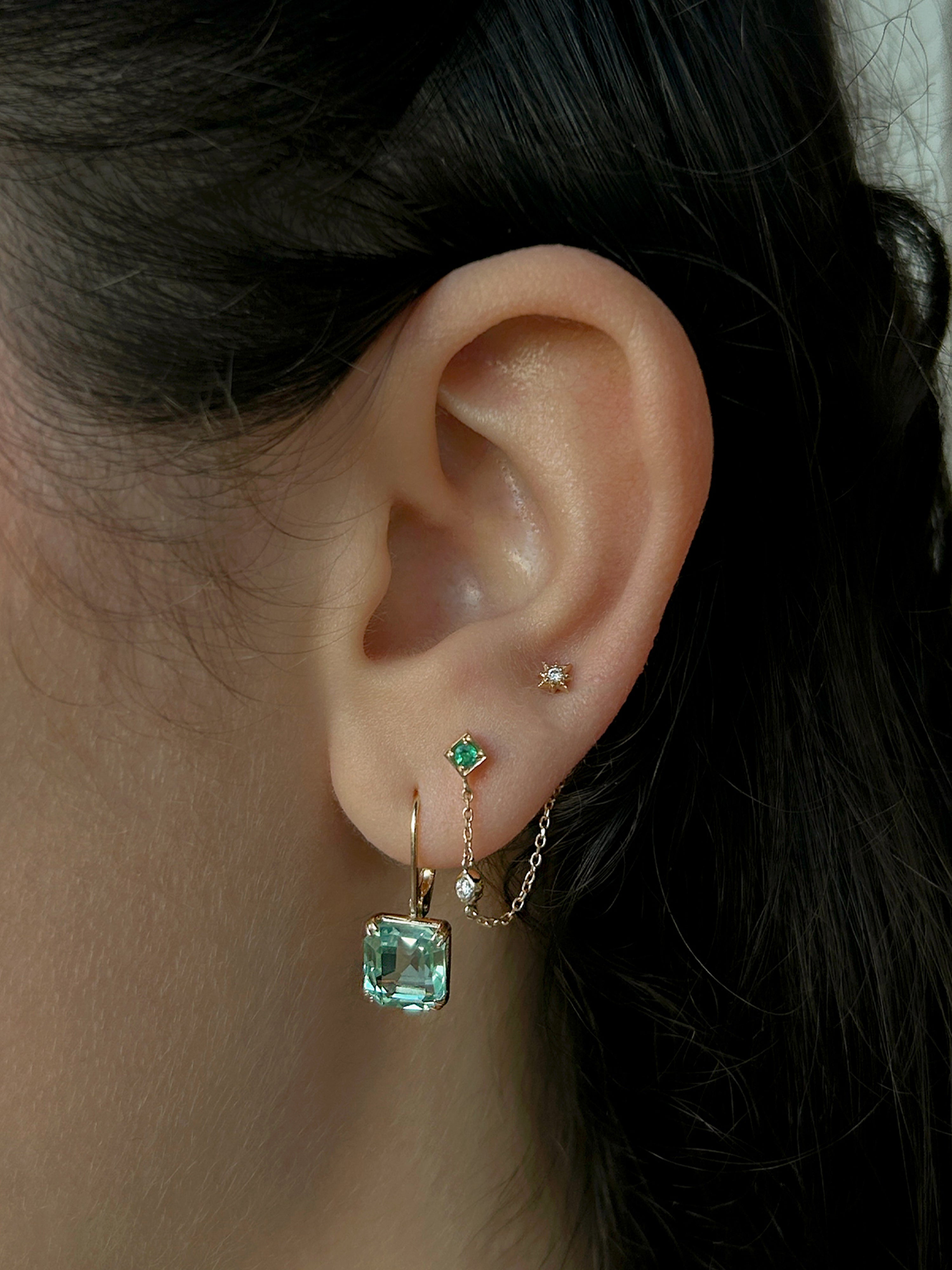 Jac+Jo Harper Square Drop Earrings