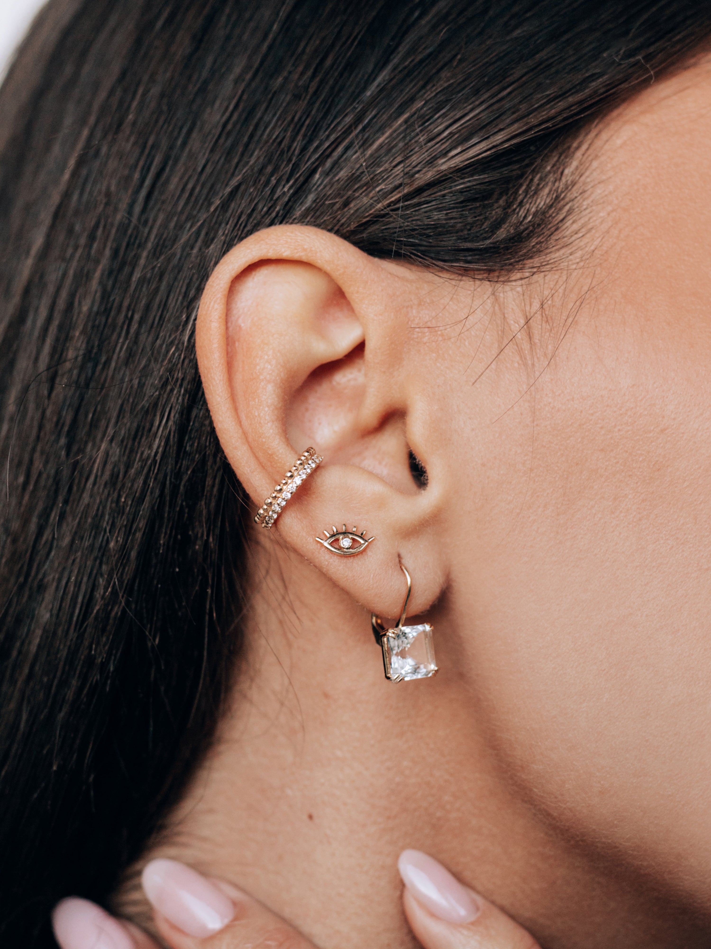 Boucles d’Oreilles Asscher Jac+Jo
