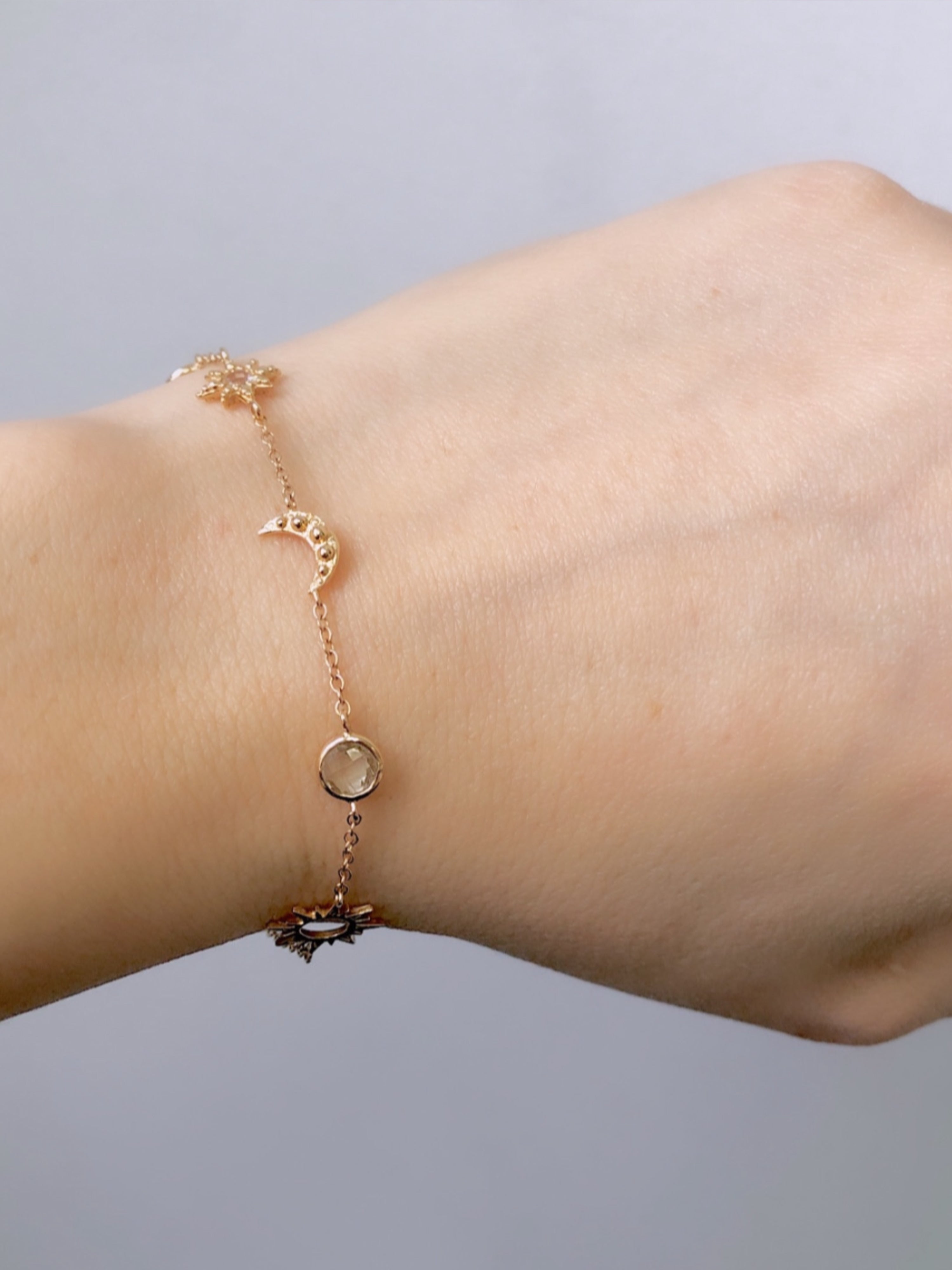 Aztec Micro Starburst Link Bracelet