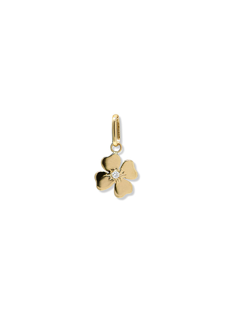 Anzie x Mel Soldera Clover Charm Necklace