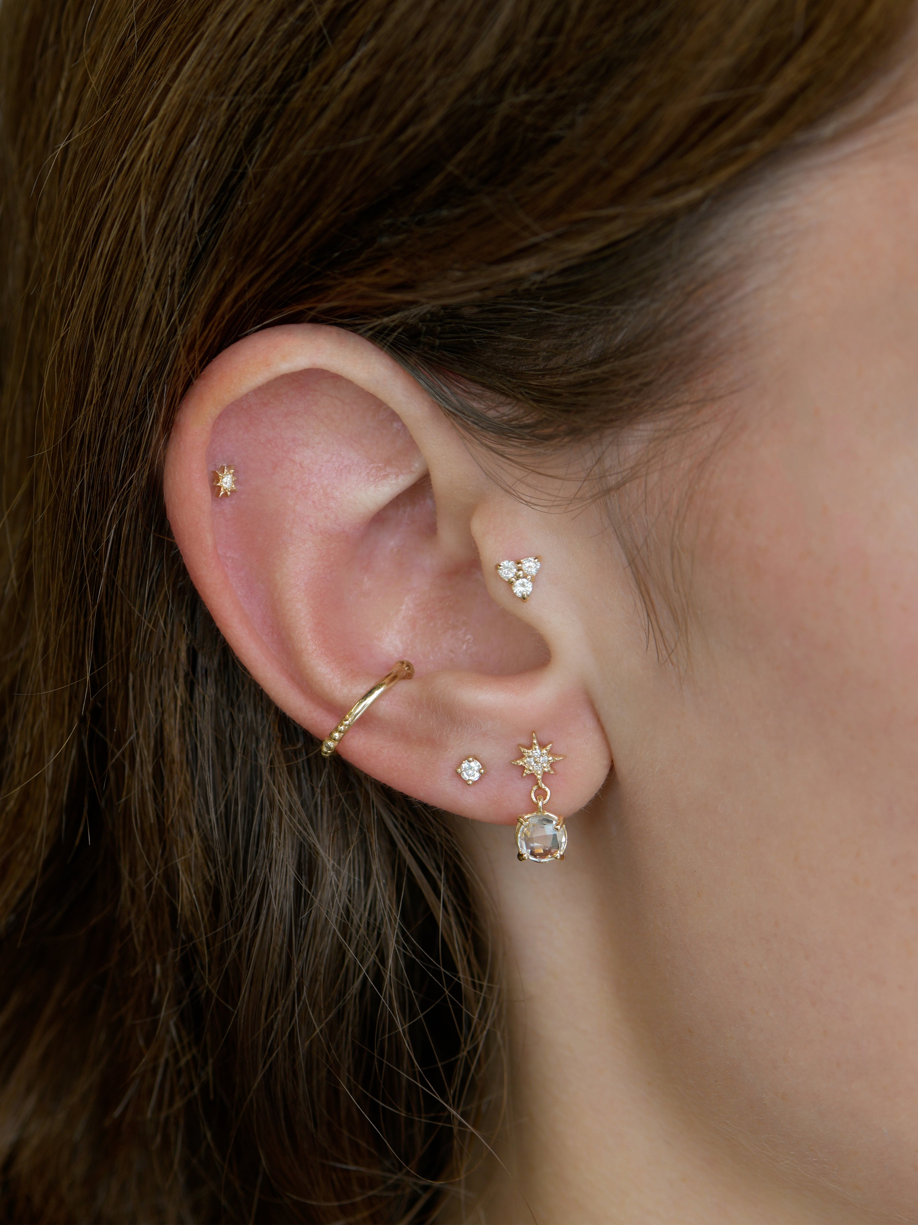 Manchette d’Oreille Anzie X Mel Soldera Dew Drop