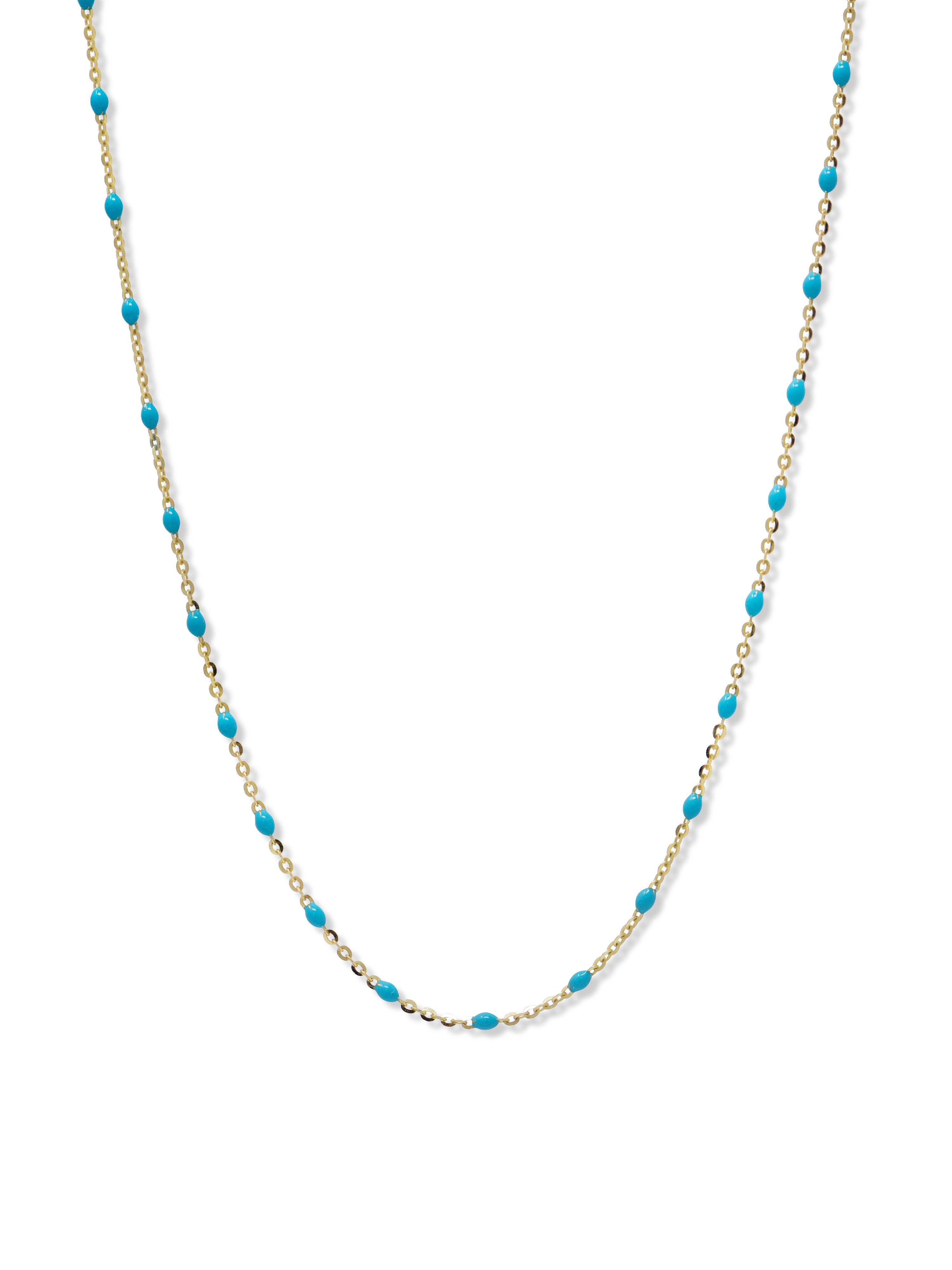 Collier Chaîne Bohème Perles et Émail