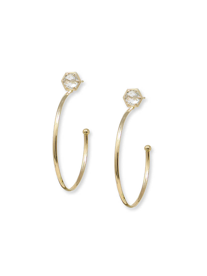 Mélia Hexagon Hoops