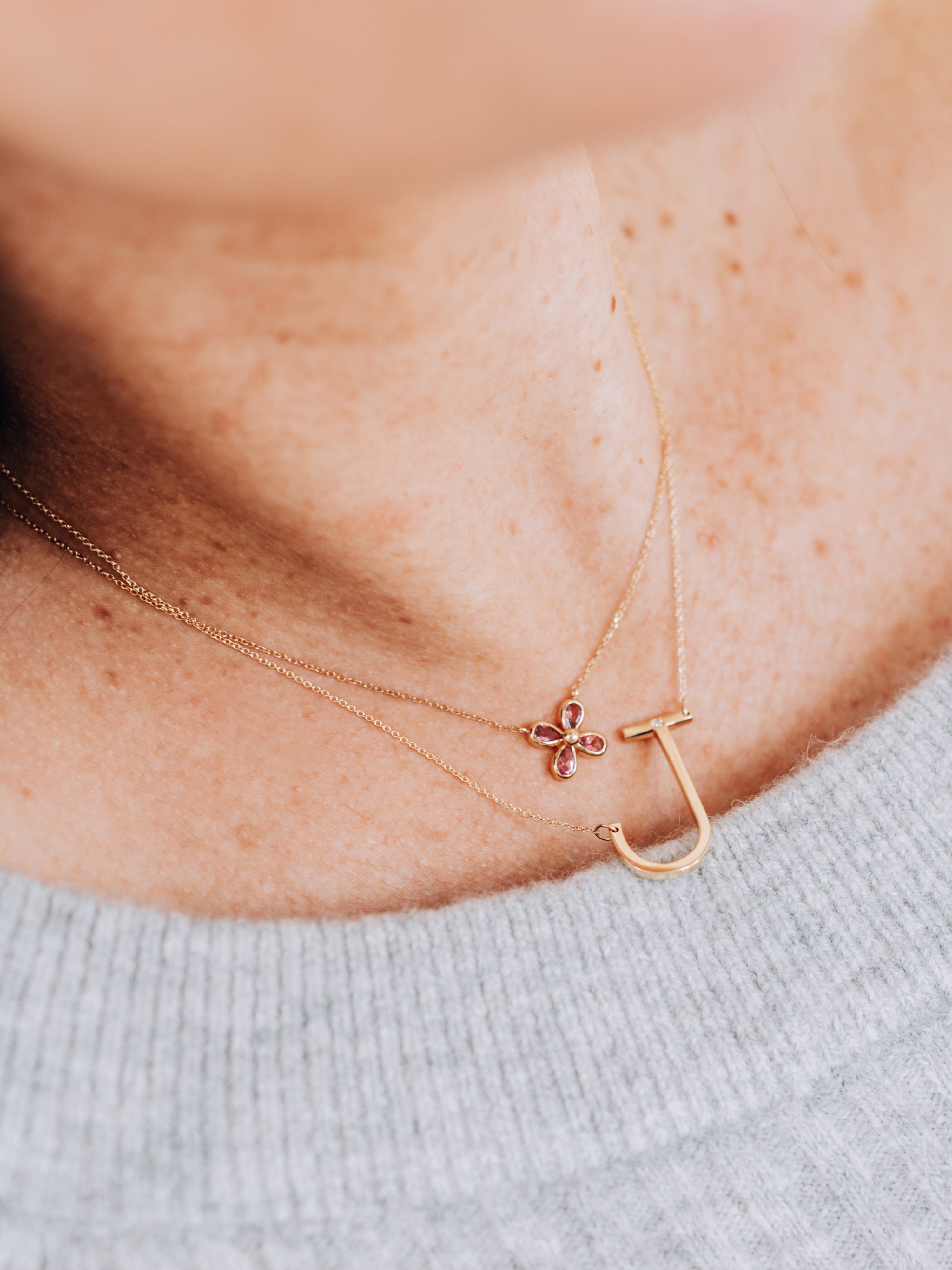 Love Letter Oversize Initial Necklace