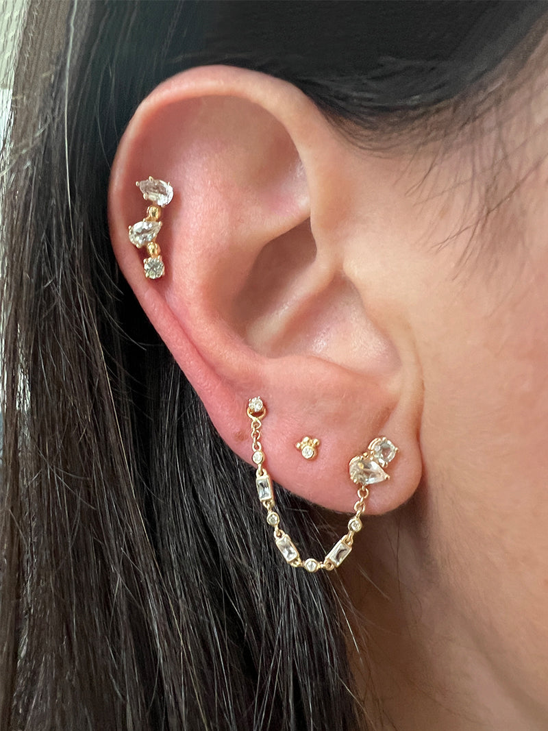 Anzie x Mel Soldera Phanie Single Stud