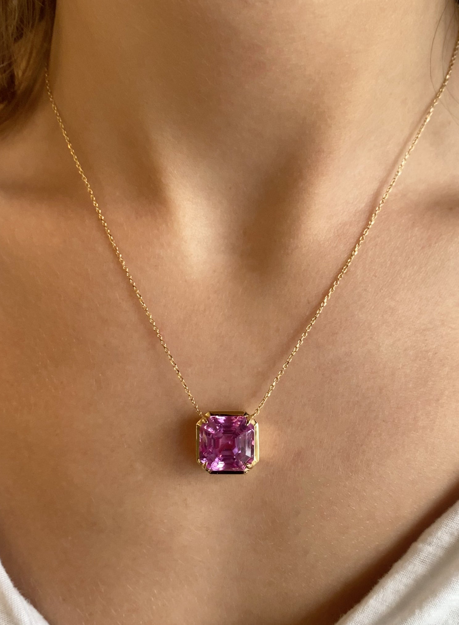 Collier Carré Grande Cléo