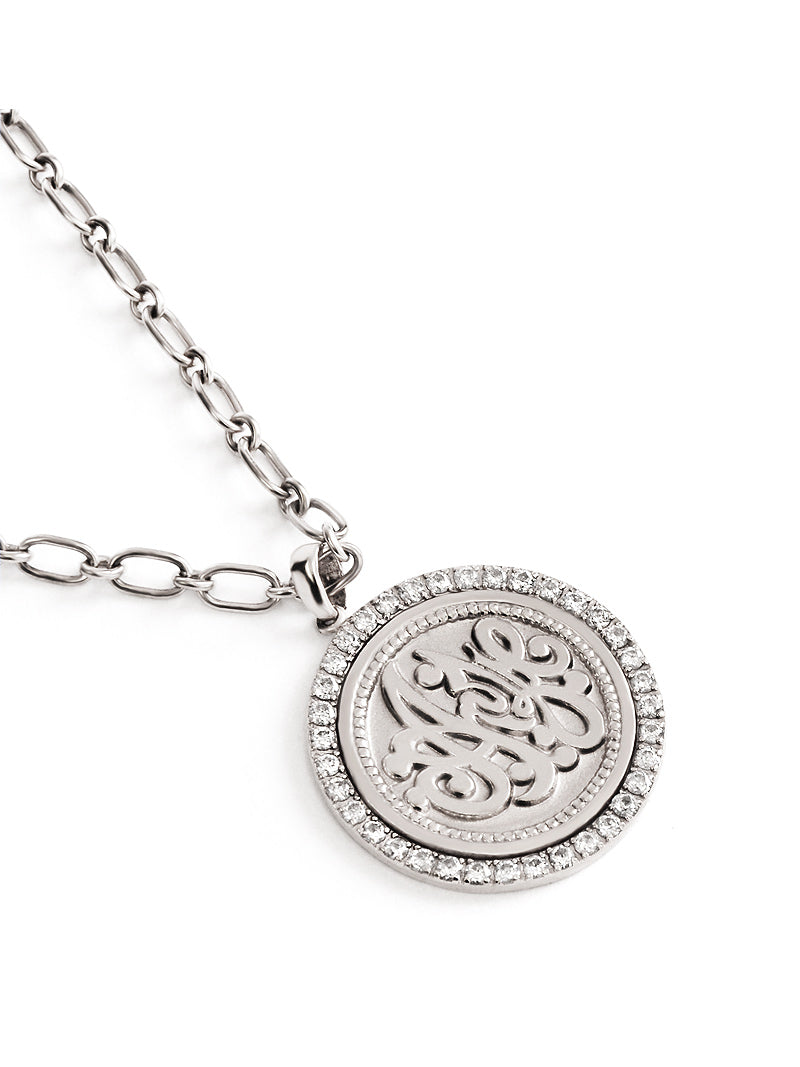 Diamond Monogram Medallion
