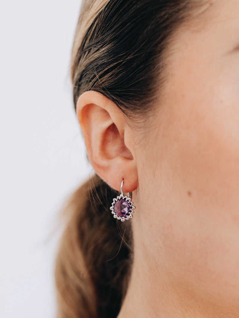 Dew Drop Snowflake Earrings