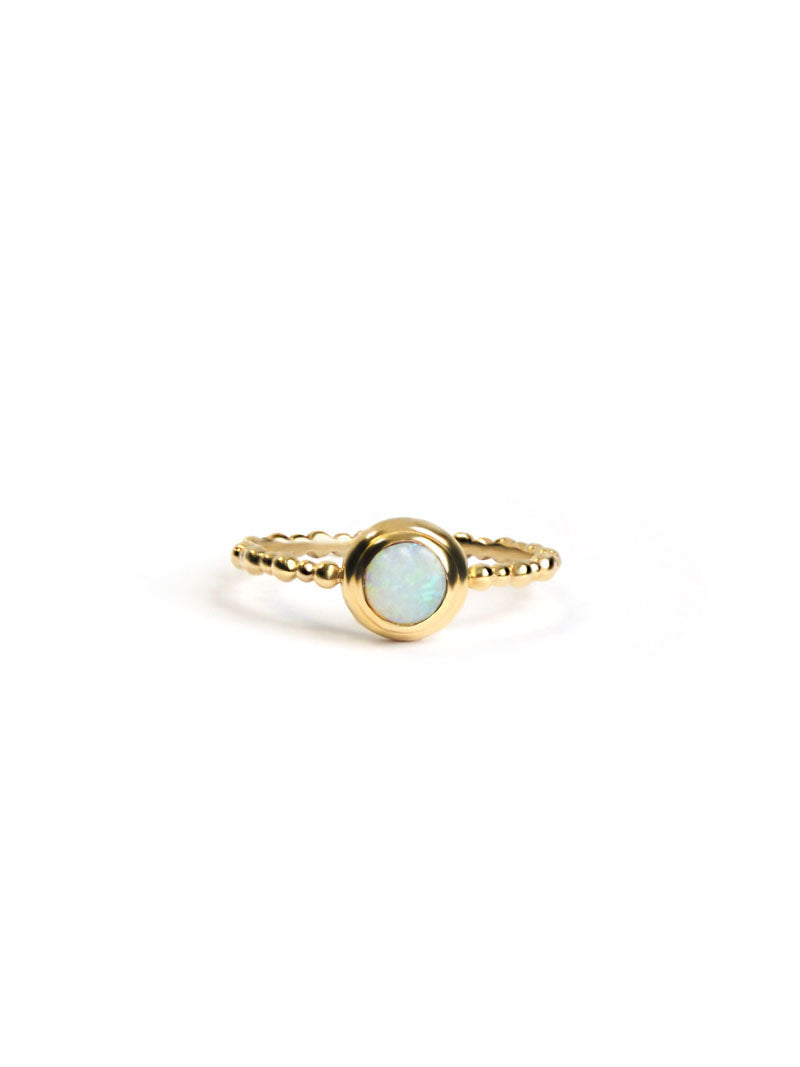 Dew Drop Round Stackable Ring