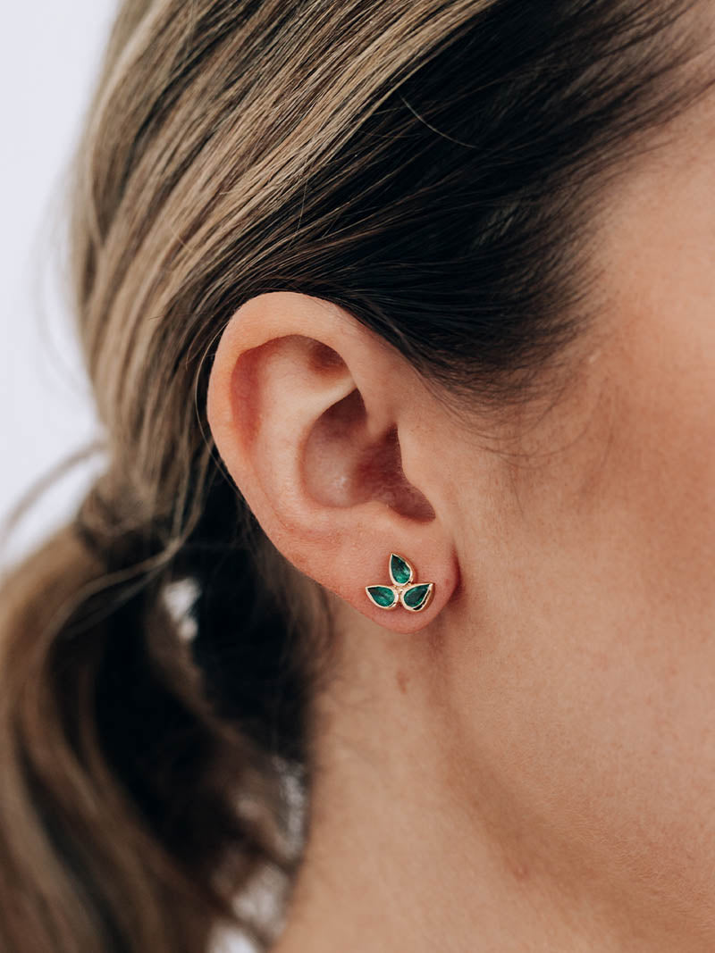 Bouquet Fleur de Lis Studs