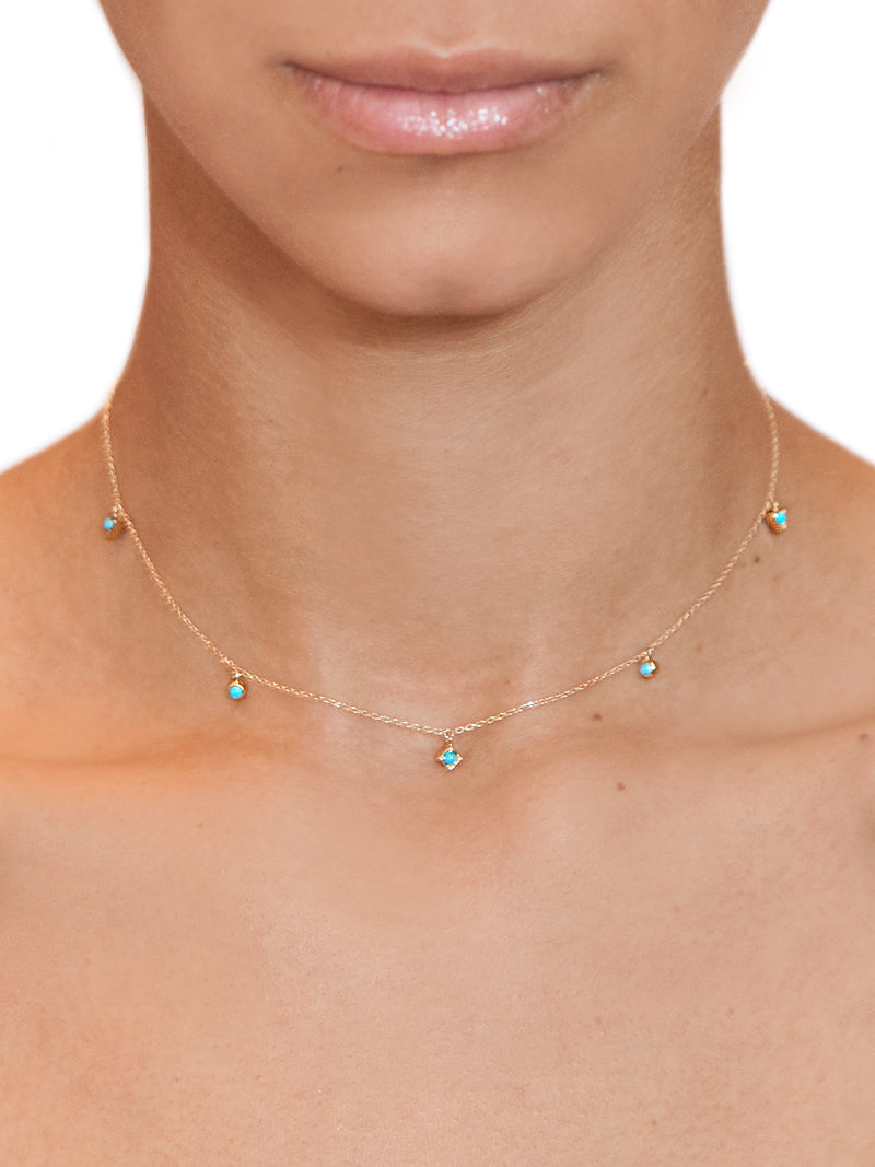 Cléo Erika Geometric Crew Necklace