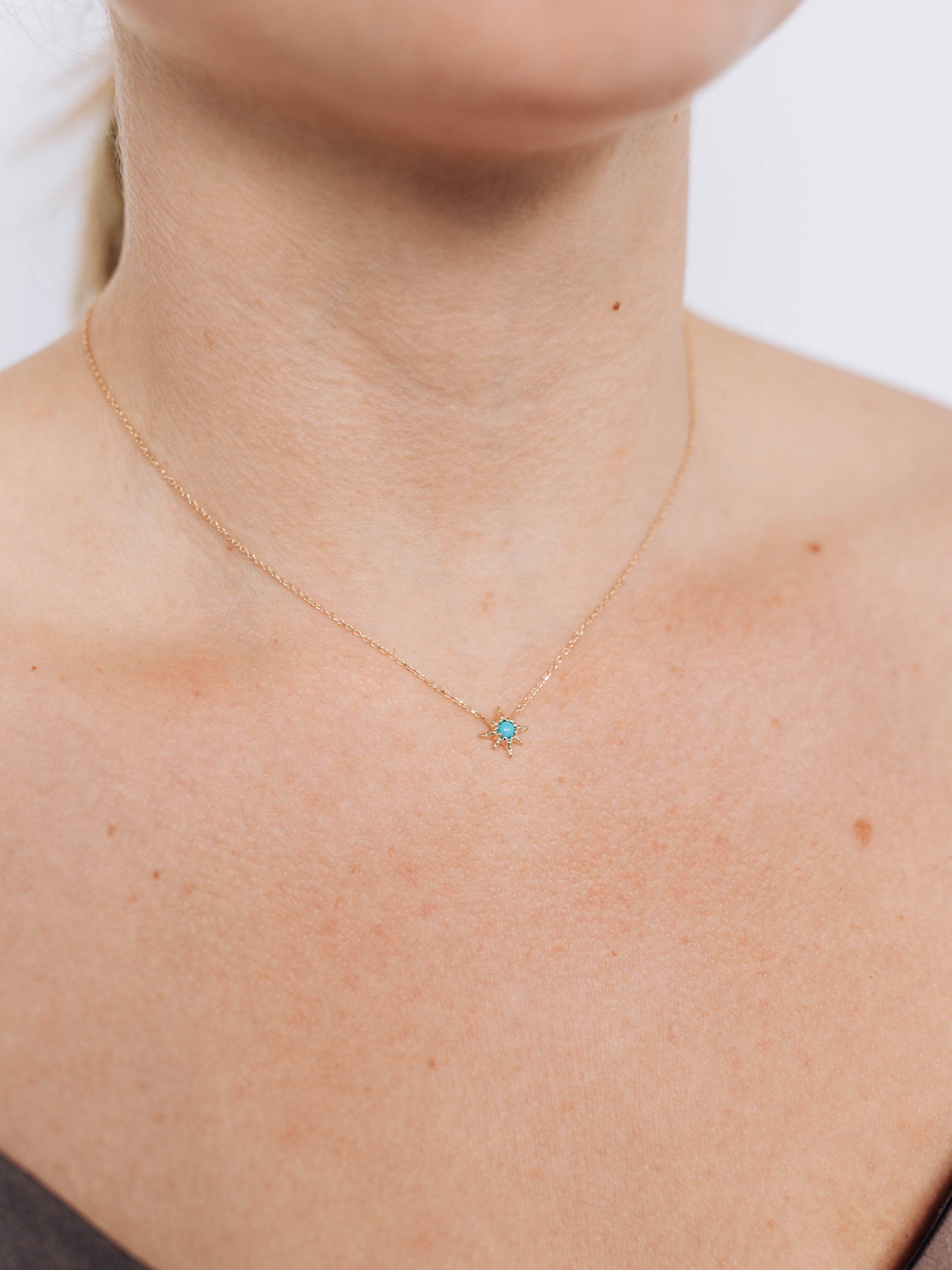 Aztec Micro Starburst Necklace