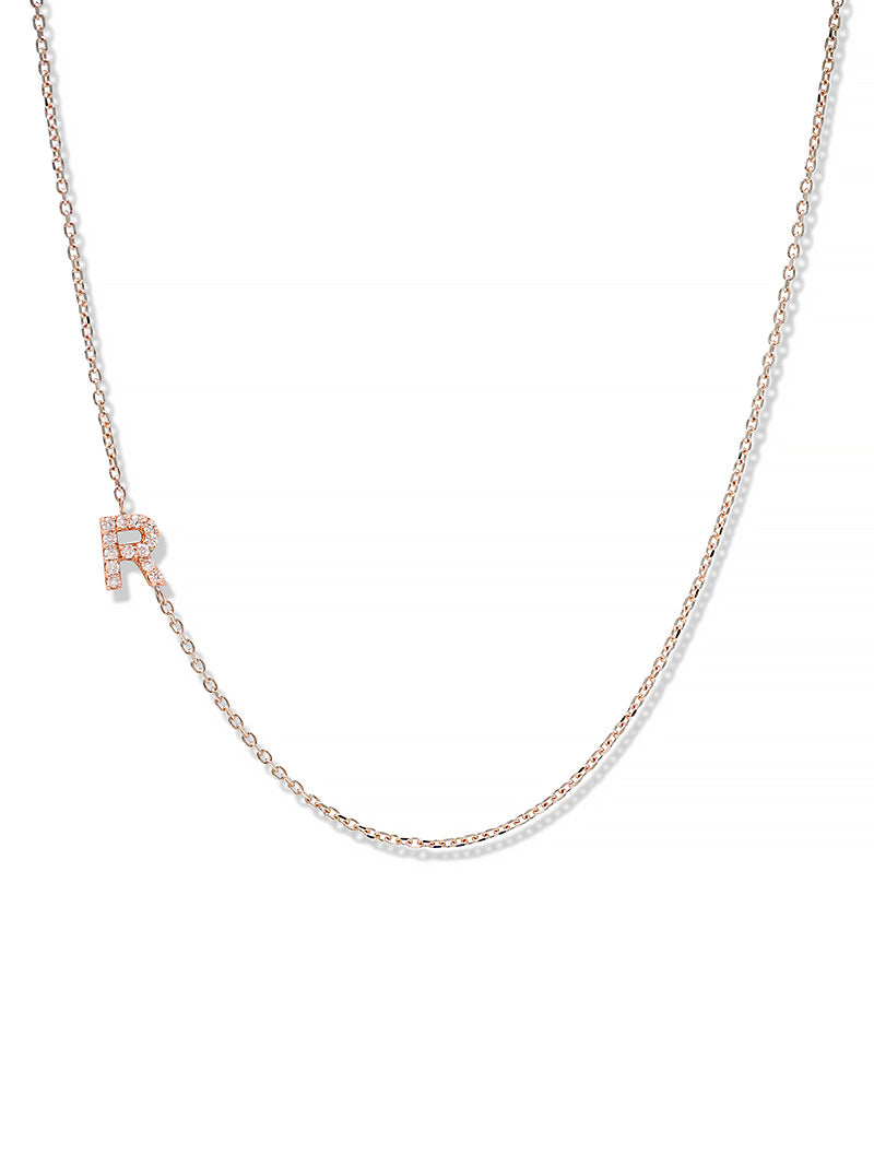 Love Letter Pavé Initial Necklace