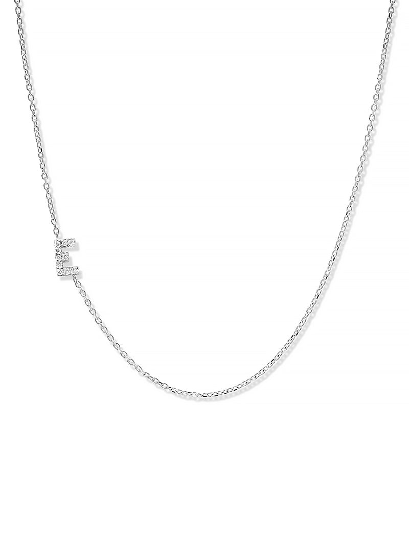 Love Letter Pavé Initial Necklace