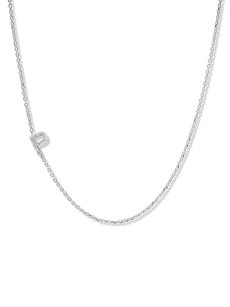 Love Letter Pavé Initial Necklace