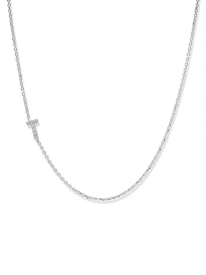 Love Letter Pavé Initial Necklace